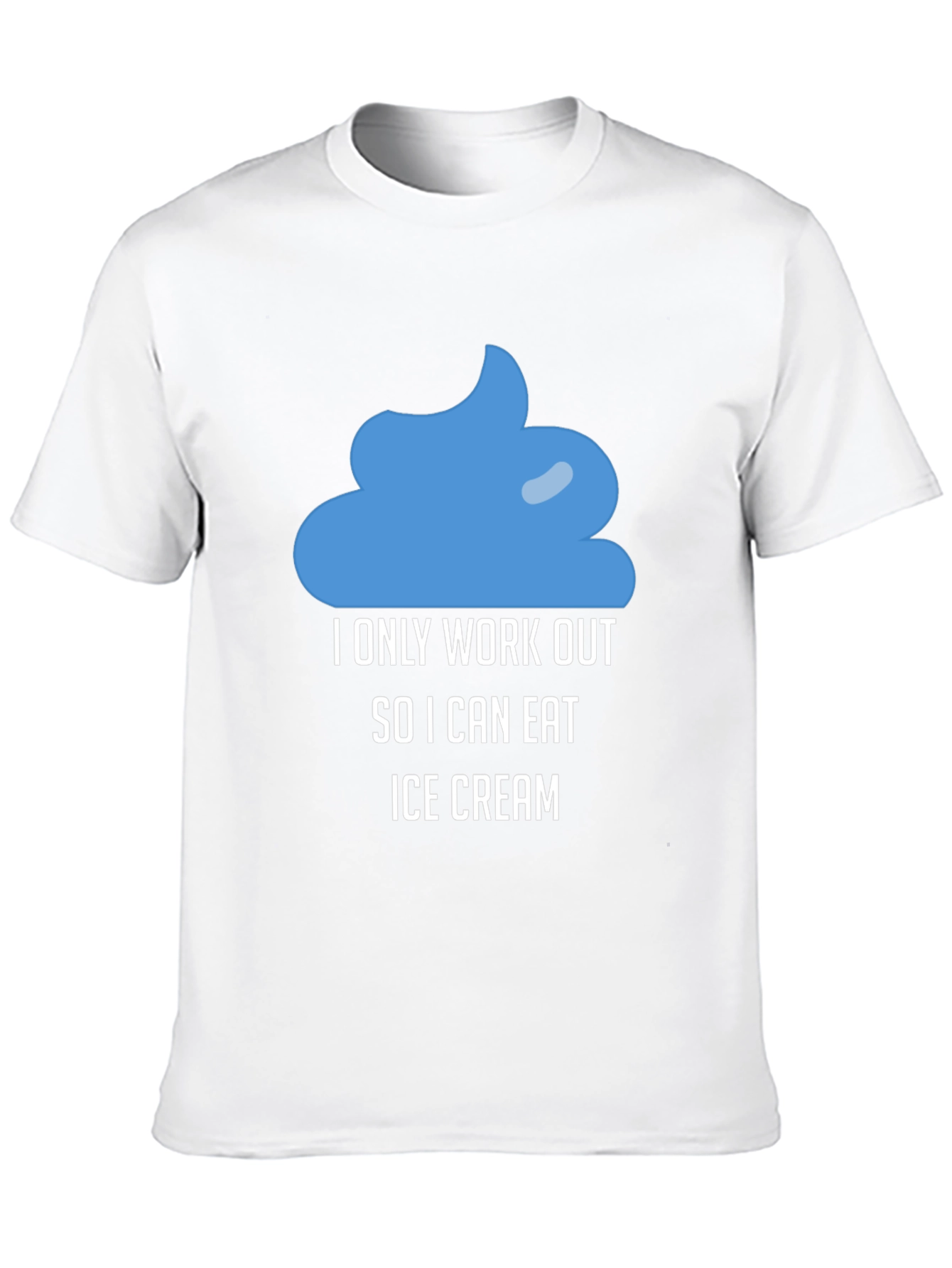 Funny Workout Ice Cream T-Shirt