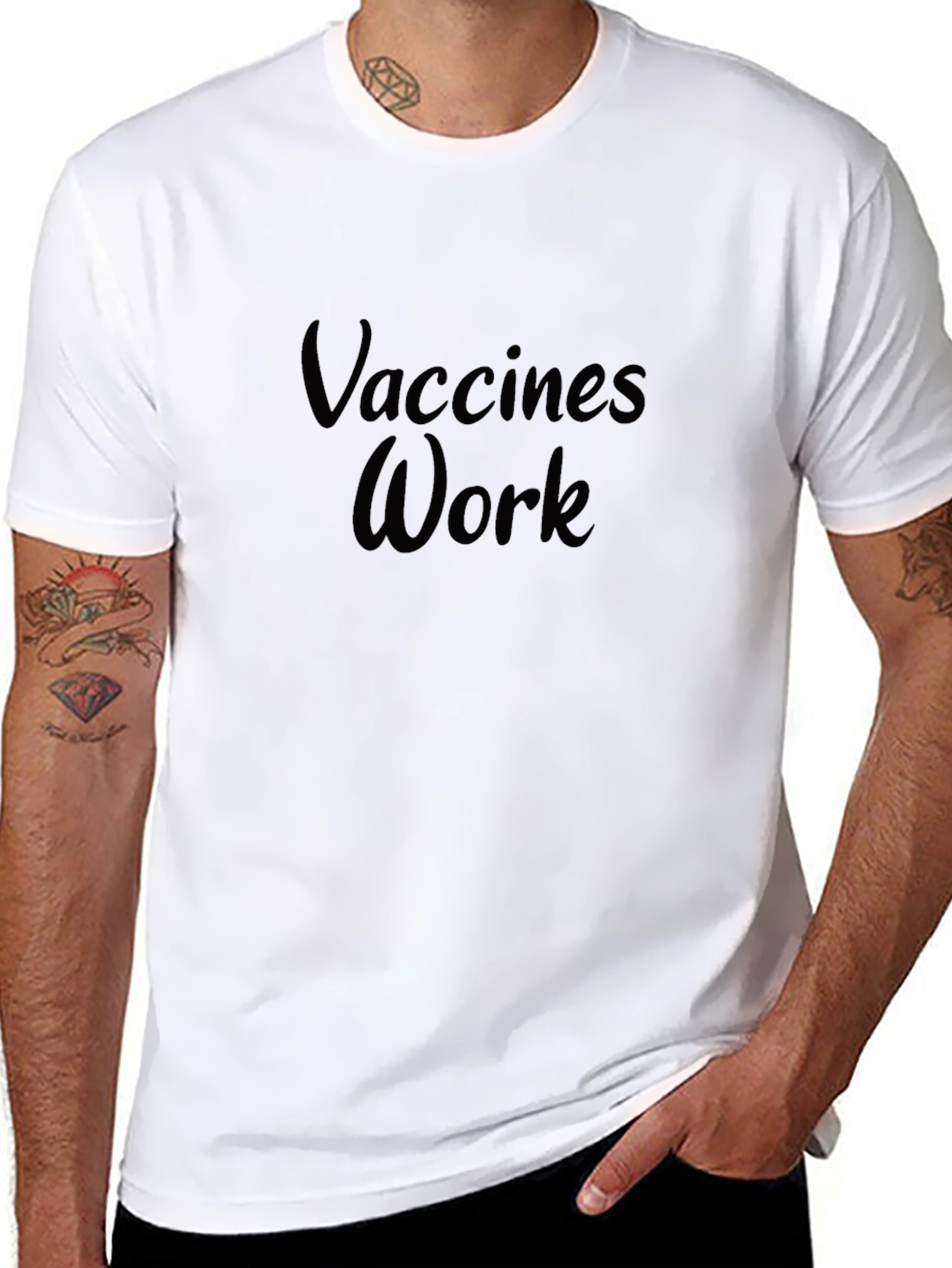 Vaccines Work T-Shirt - Pro-Vaccine Statement Tee