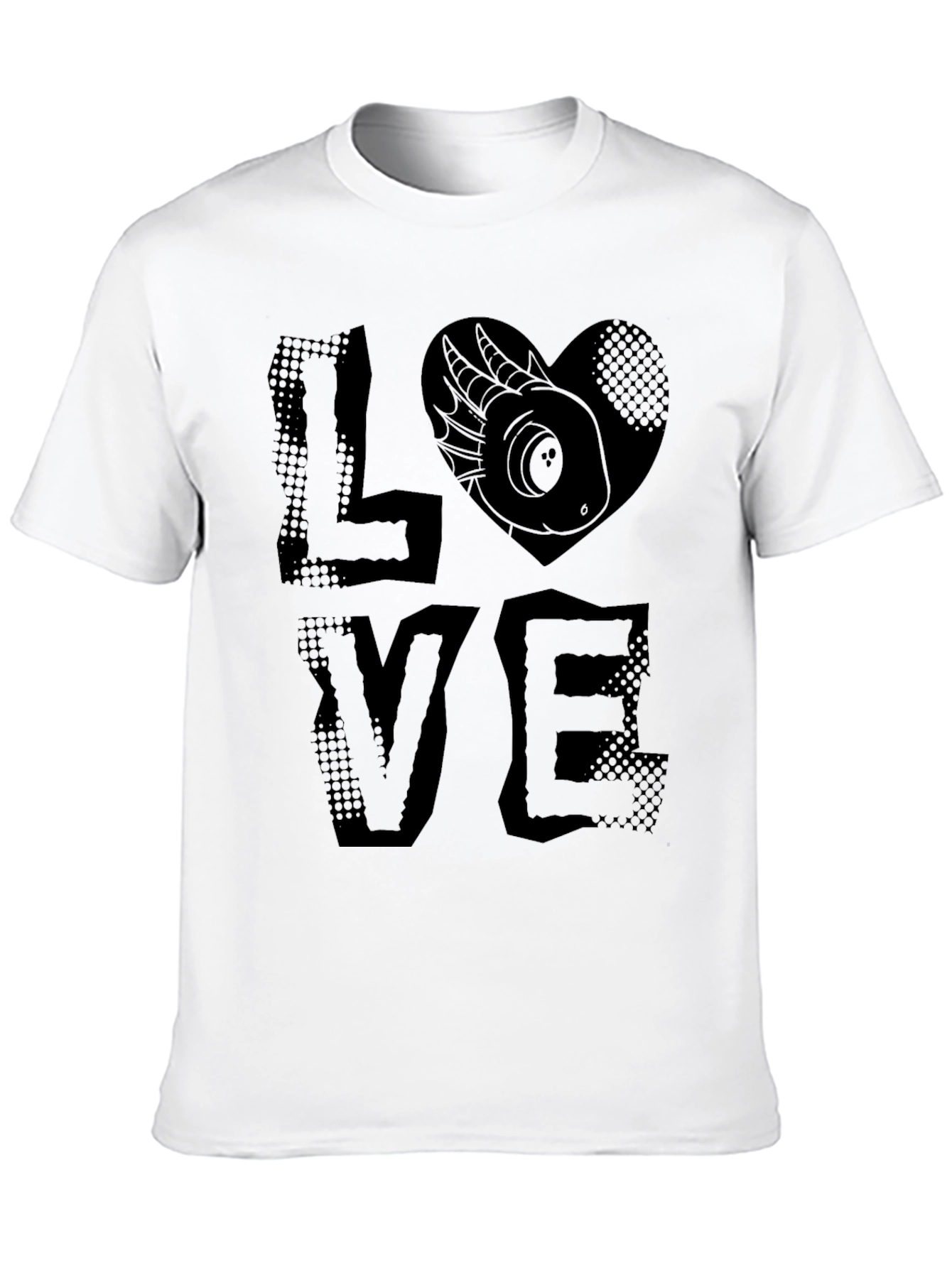 LOVE Axolotl T-Shirt - Black