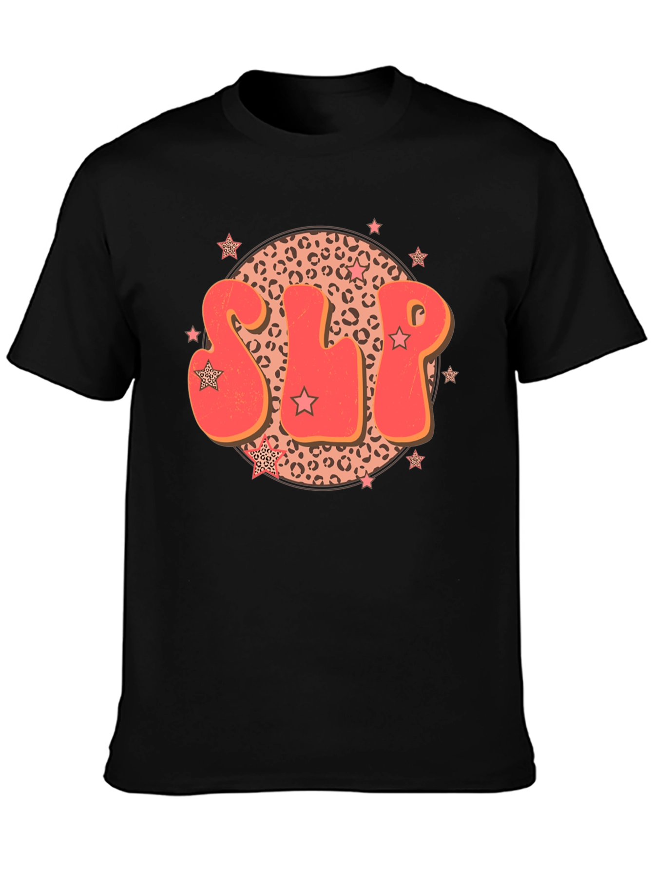 SLP Leopard Print Star T-Shirt