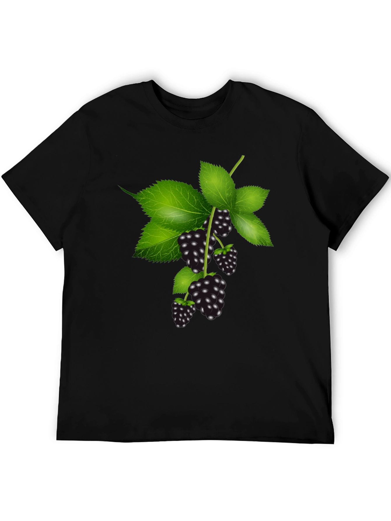 Blackberry Branch Graphic Tee - Stylish Casual Wear