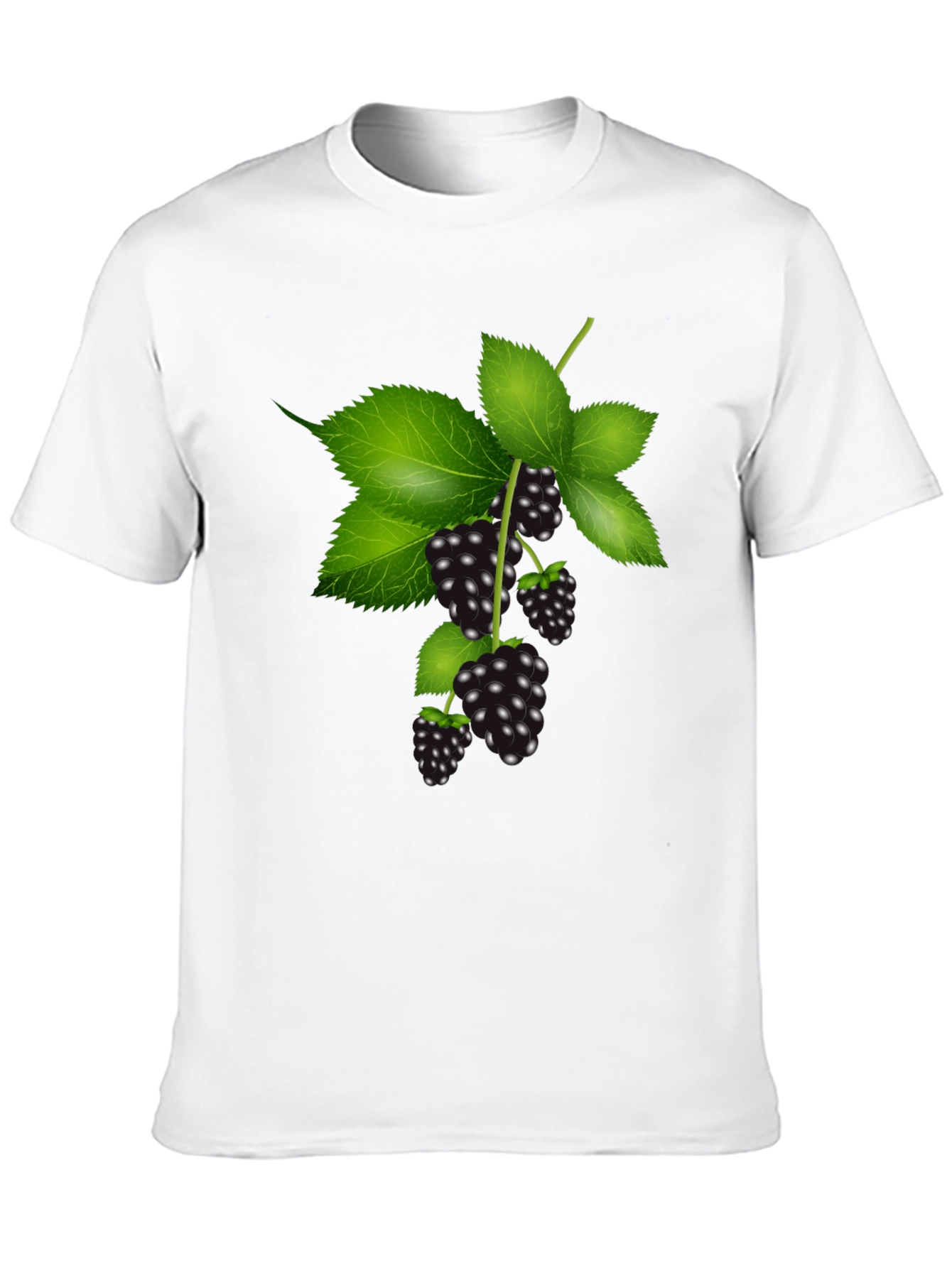 Blackberry Branch Graphic Tee - Stylish Casual Wear