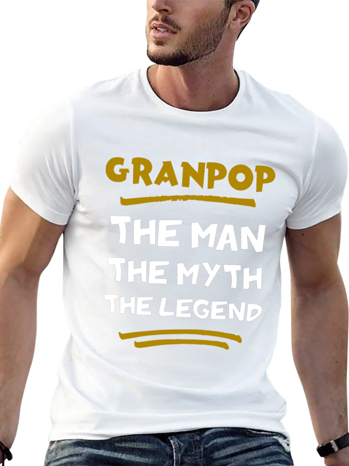 Granpop T-Shirt - The Man The Myth The Legend