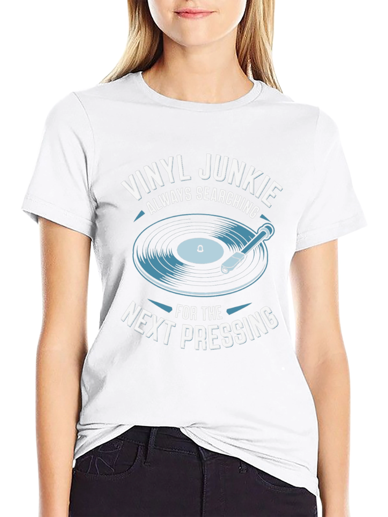 Vinyl Junkie T-Shirt - Always Searching