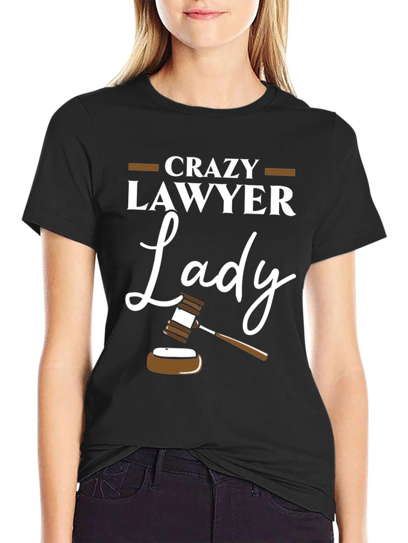 Crazy Lawyer Lady Graphic Tee