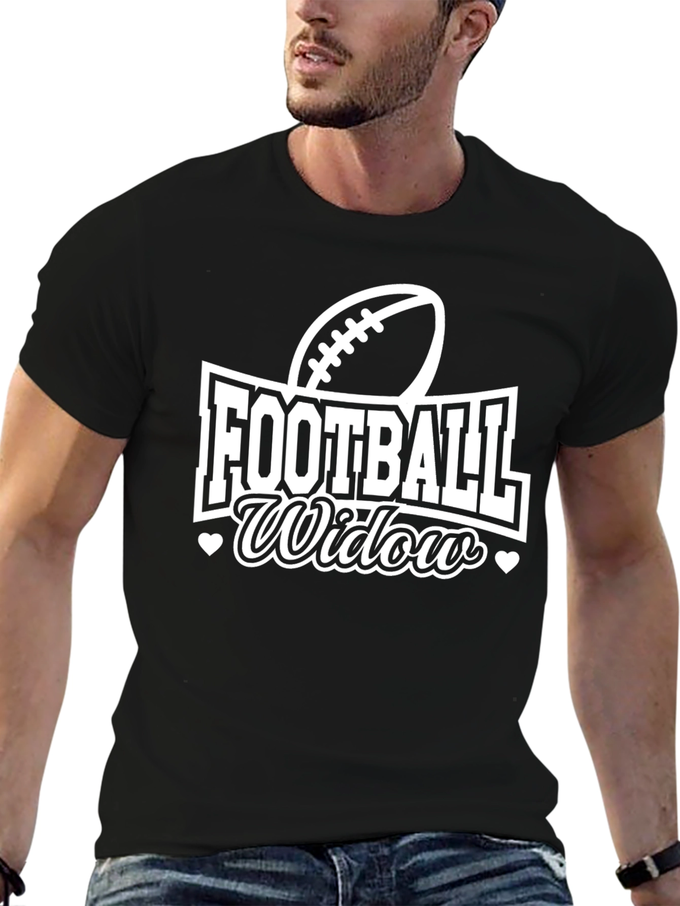 Football Widow T-Shirt - Game Day Apparel