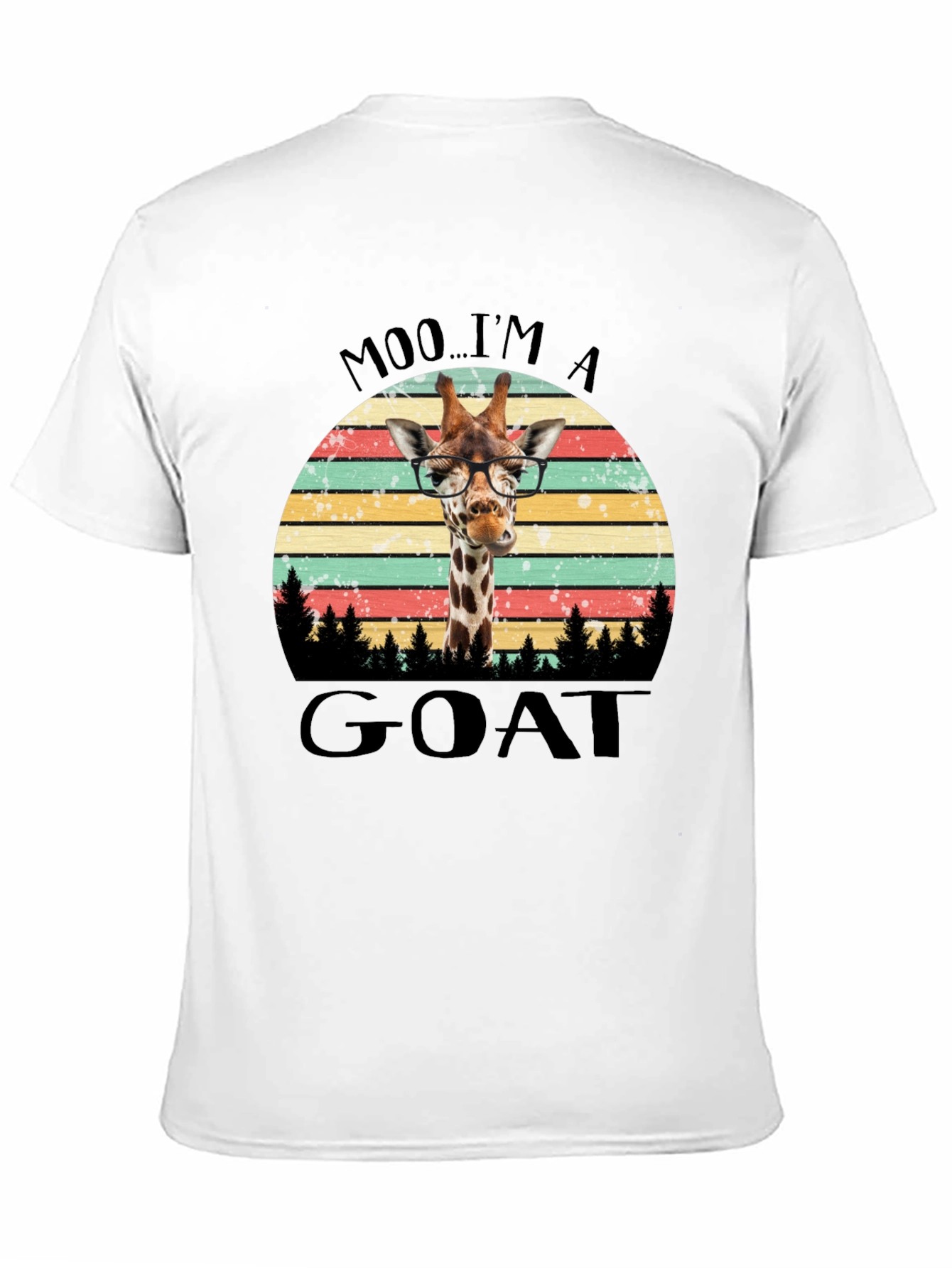 Moo Im A Goat Giraffe T-Shirt