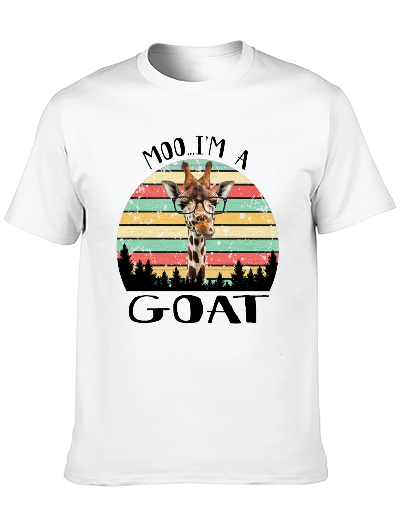 Moo Im A Goat Giraffe T-Shirt