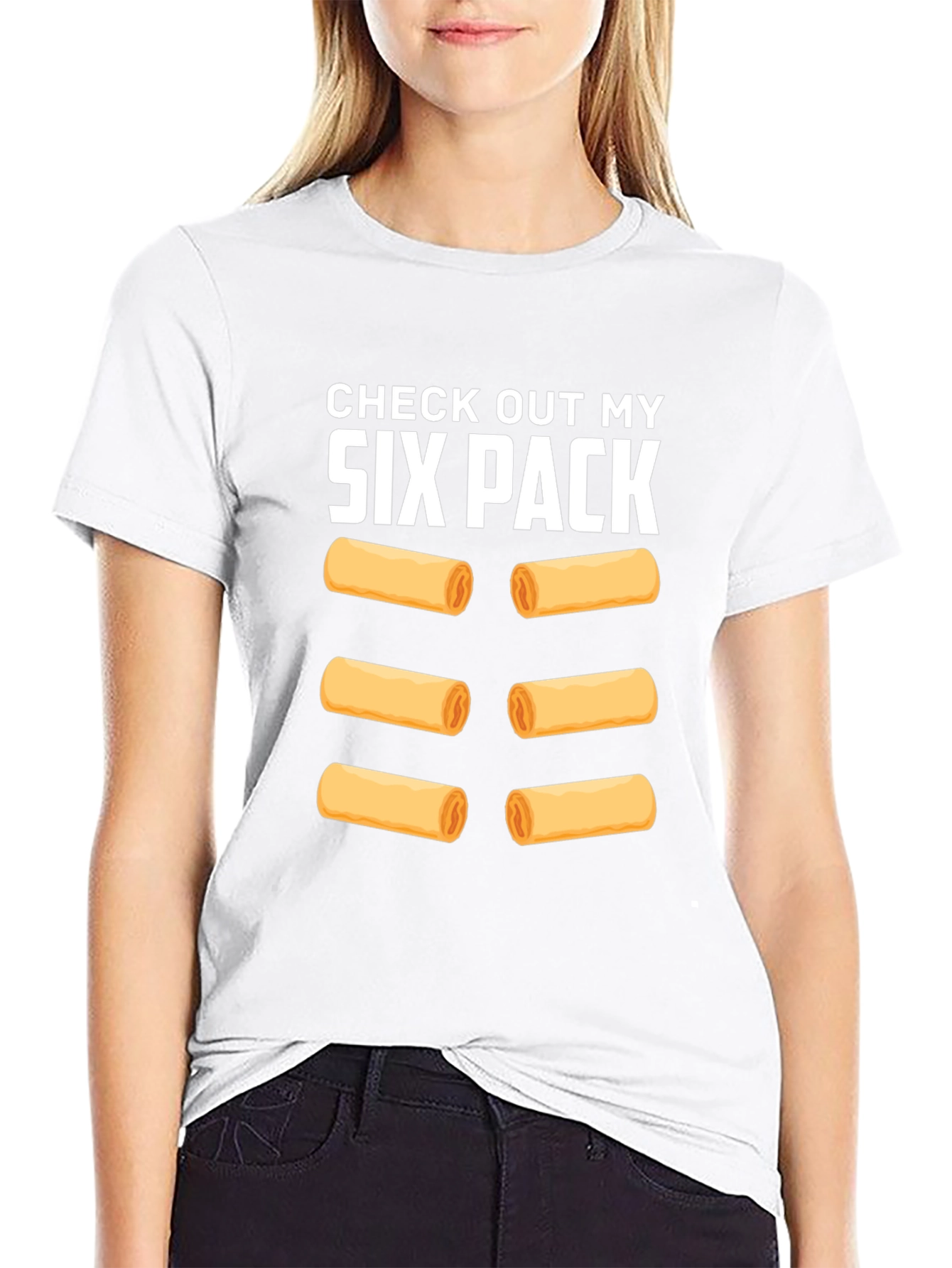 Funny Six Pack Spring Roll T-Shirt