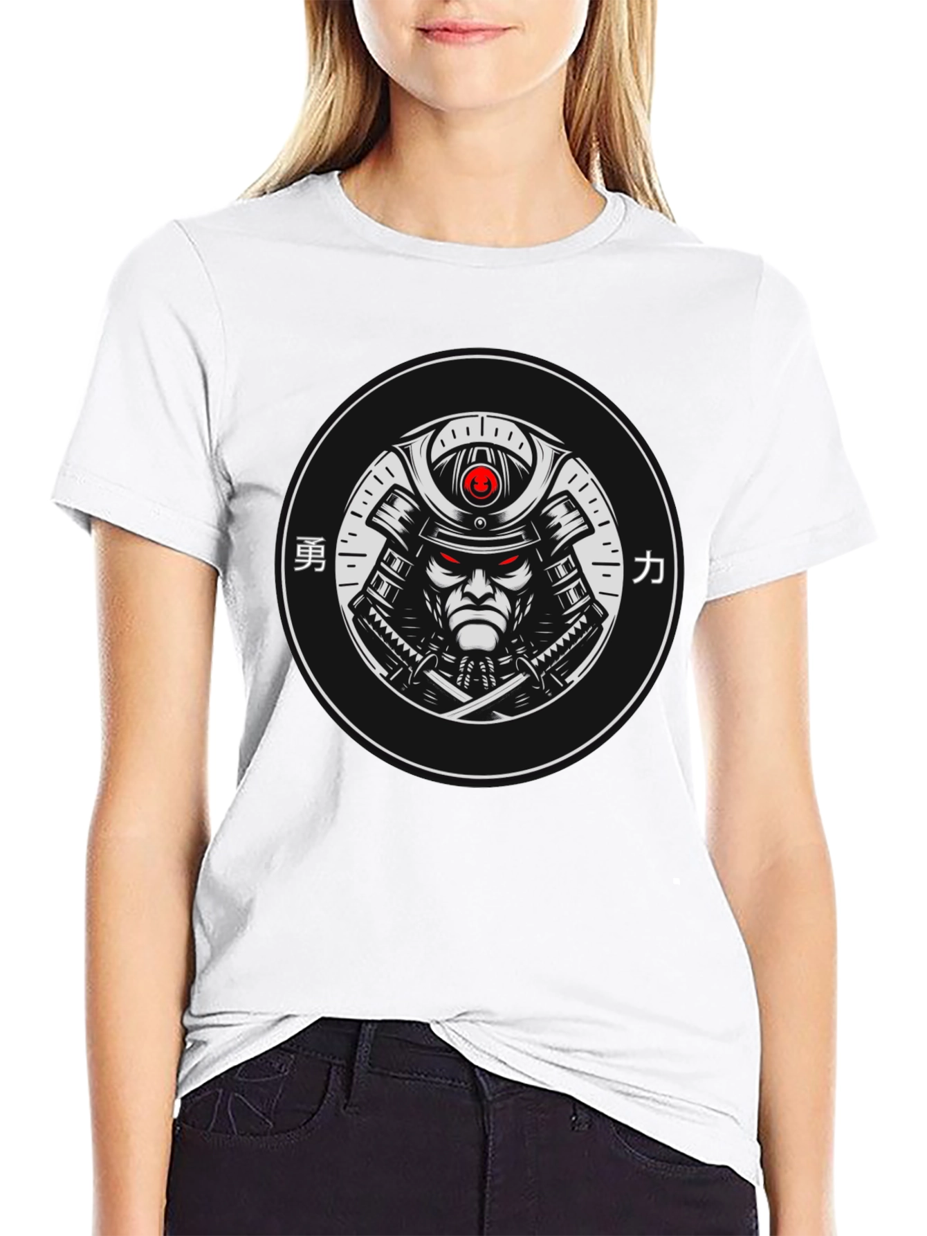 Samurai Graphic Black T-Shirt