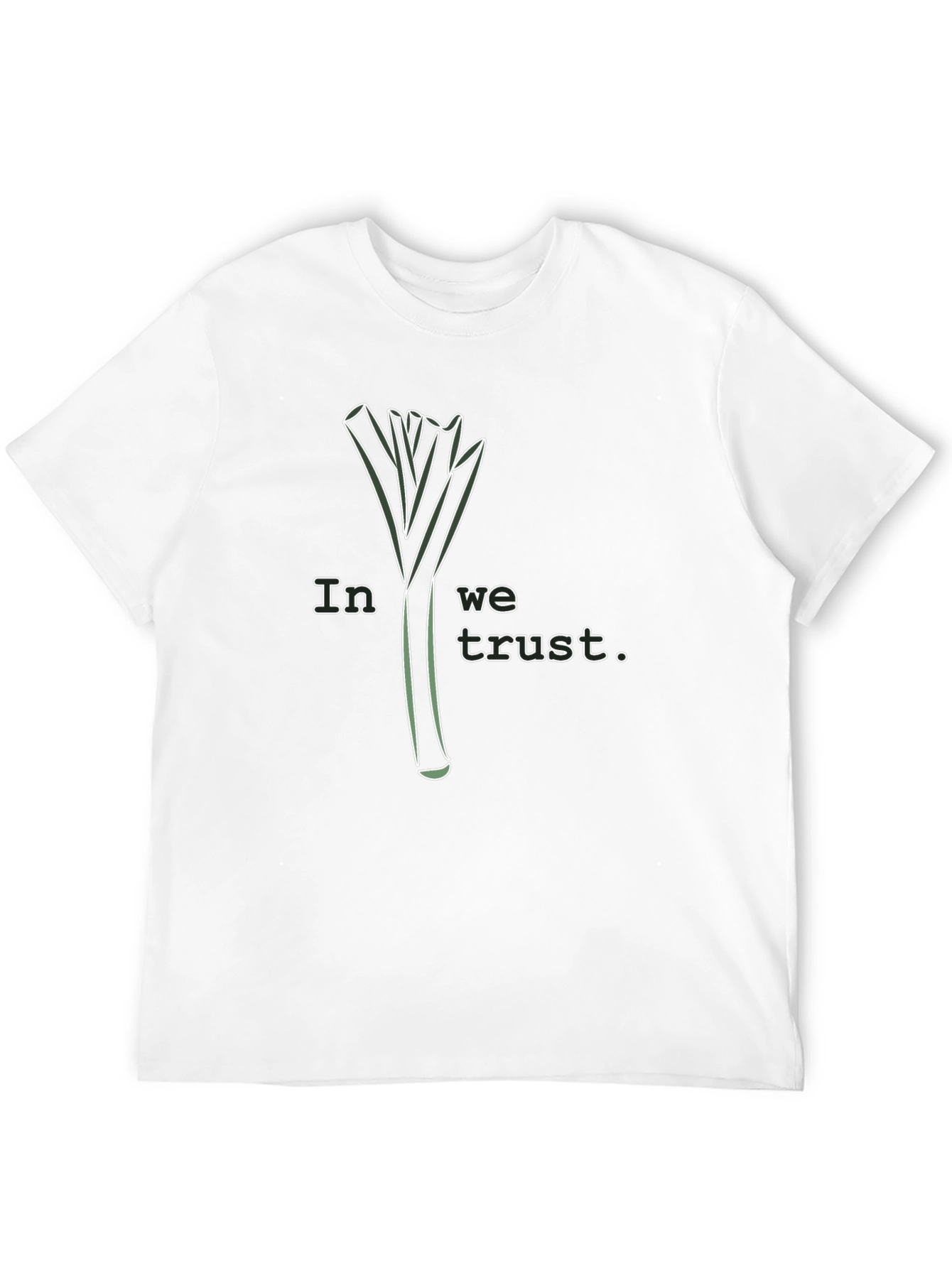 Leek In We Trust Graphic Tee