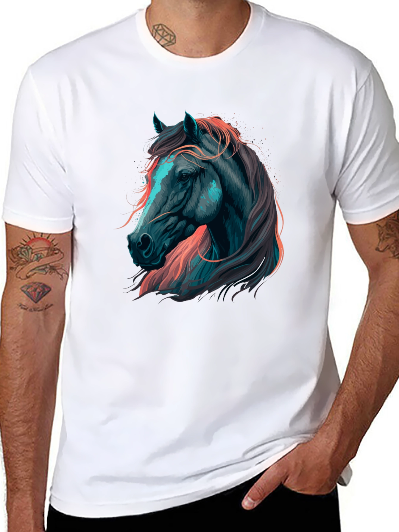 Black Horse Graphic Tee