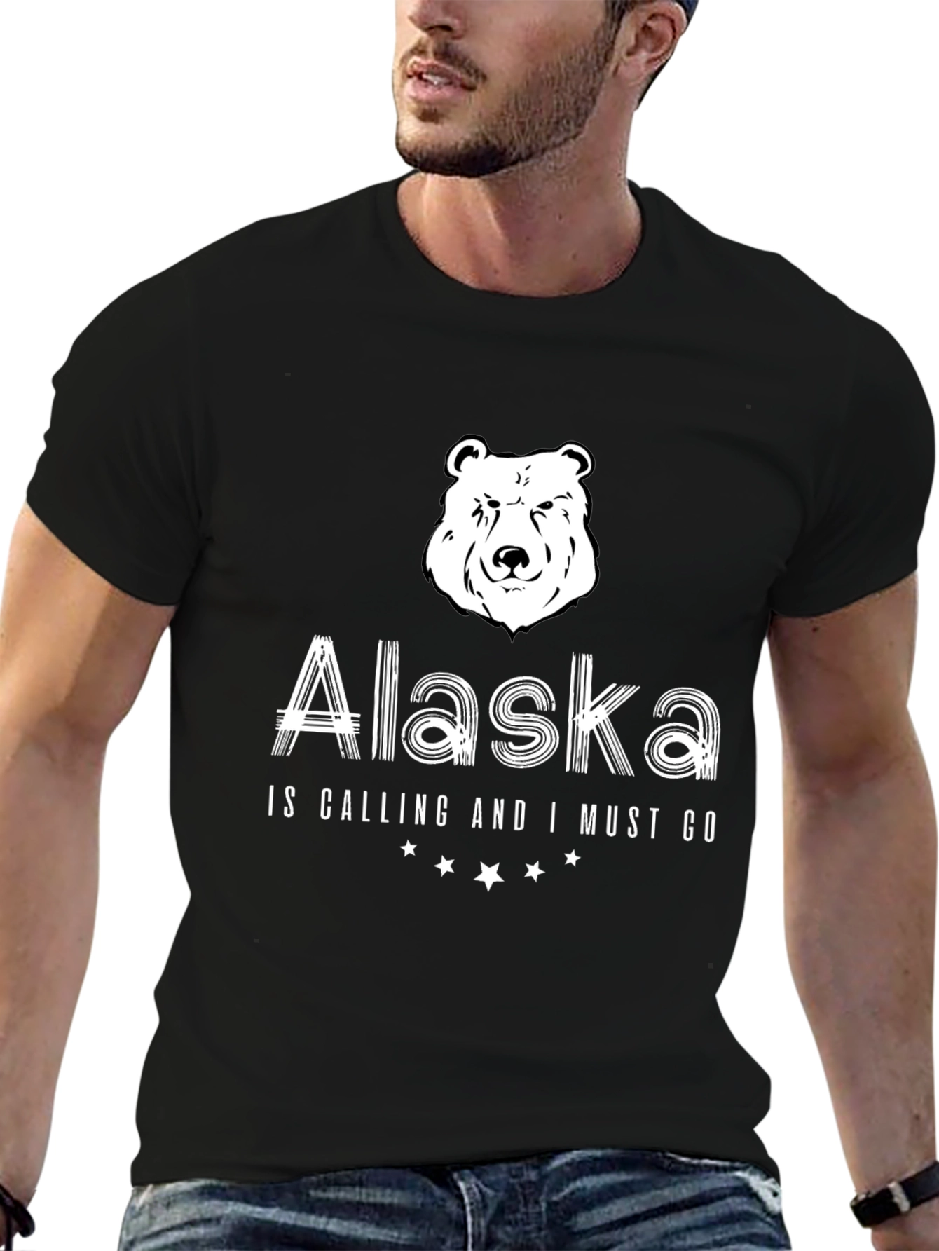 Alaska Calling Bear T-Shirt - Unisex Graphic Tee