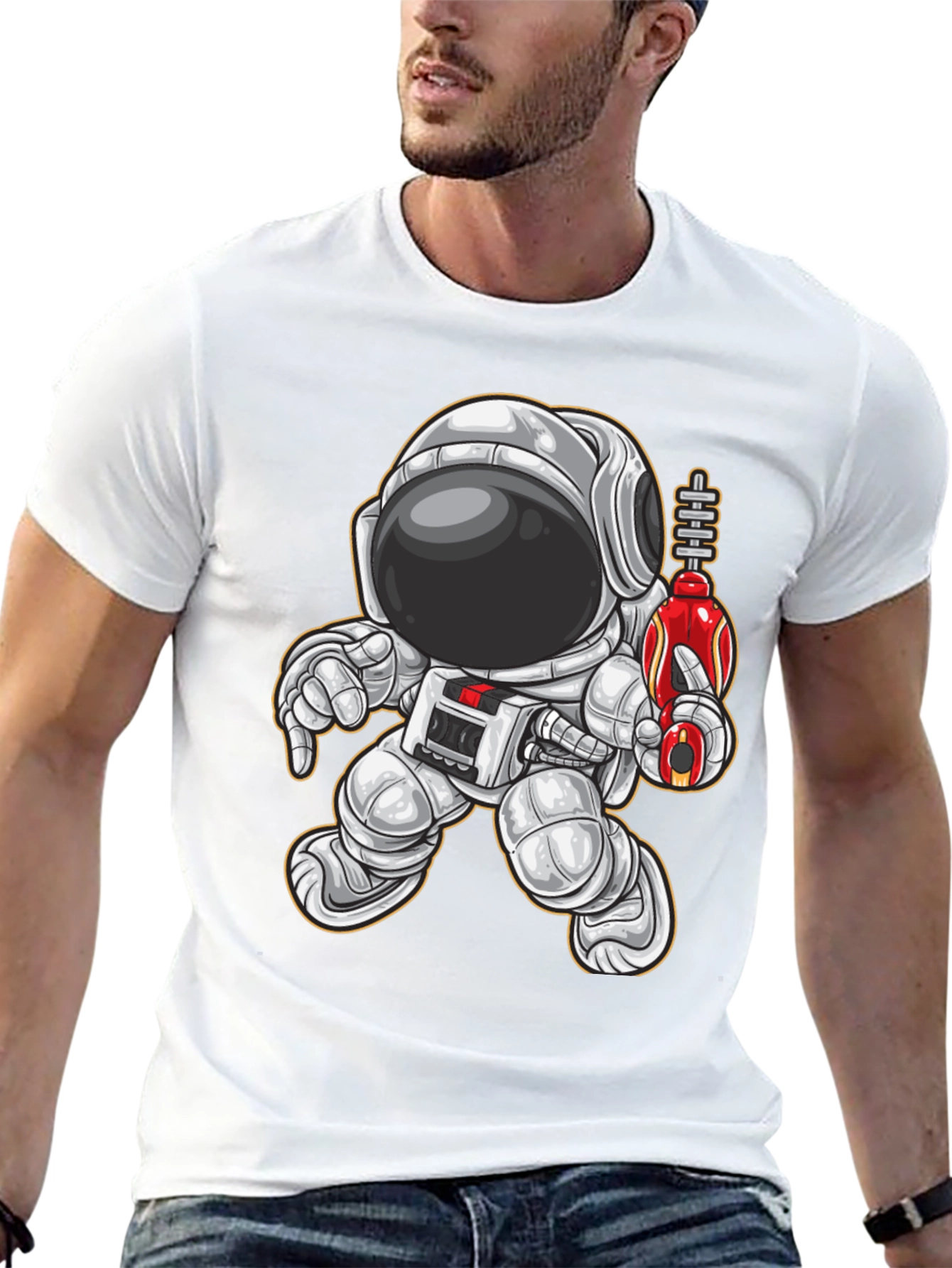 Astronaut Graphic Tee - Space Explorer T-Shirt