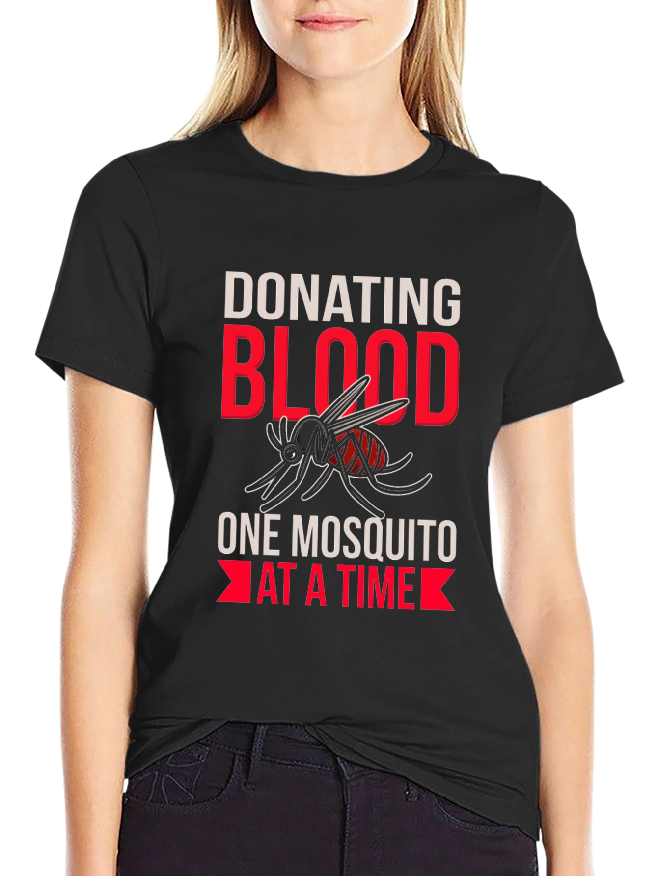 Donating Blood One Mosquito At A Time T-Shirt