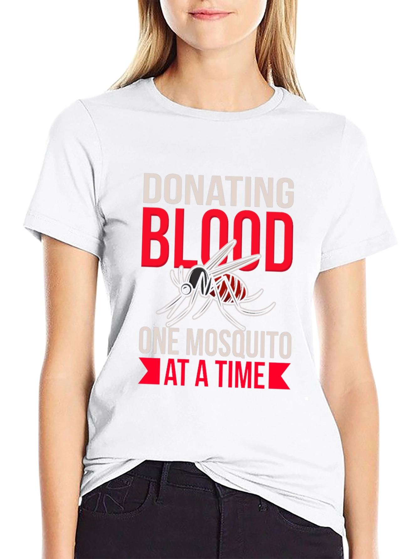 Donating Blood One Mosquito At A Time T-Shirt
