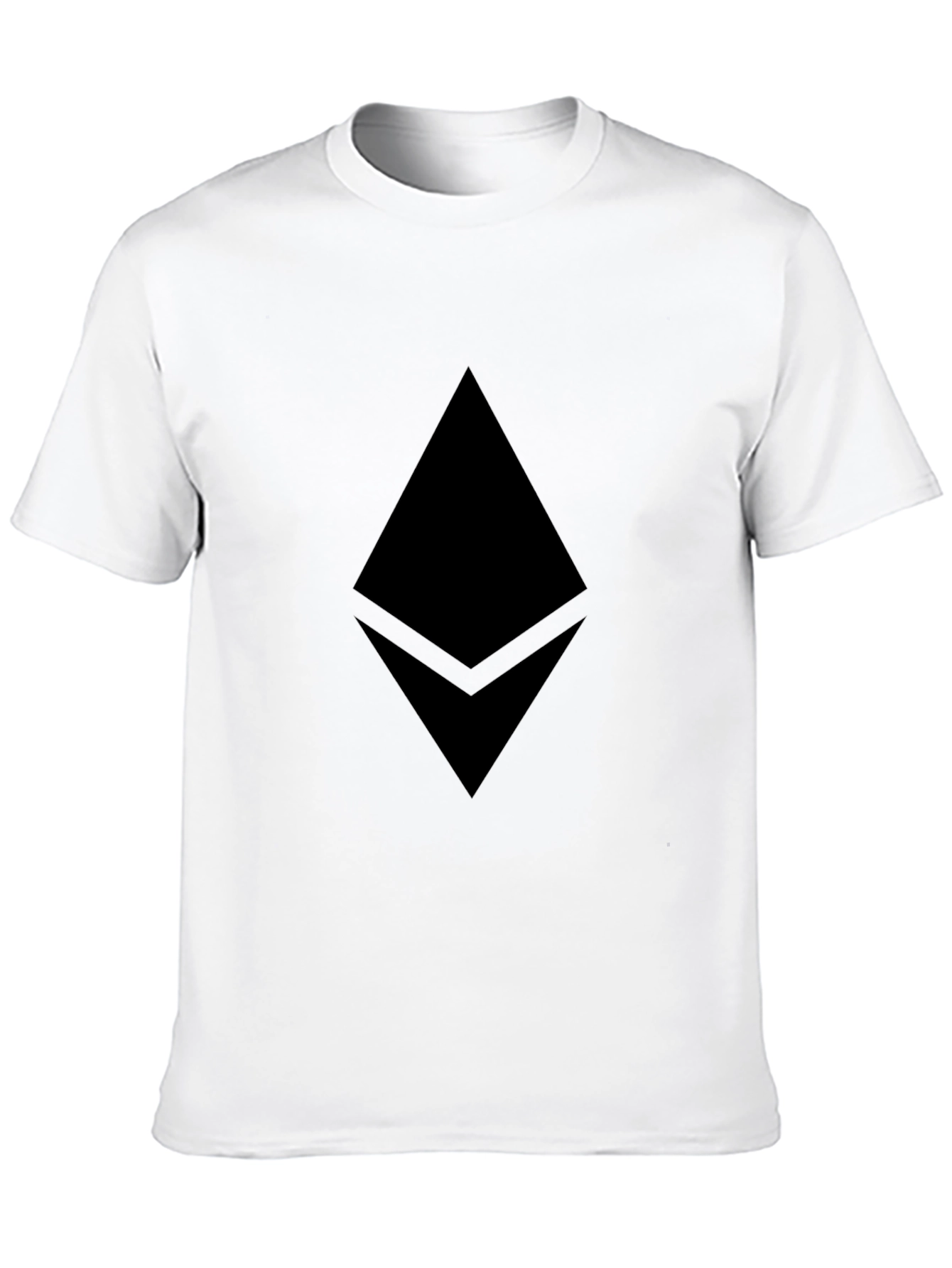 Ethereum Logo Black T-Shirt Crypto Currency