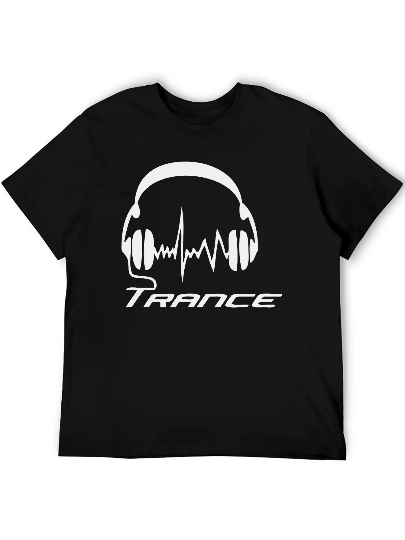 Trance Music T-Shirt - DJ Headphones Graphic Tee