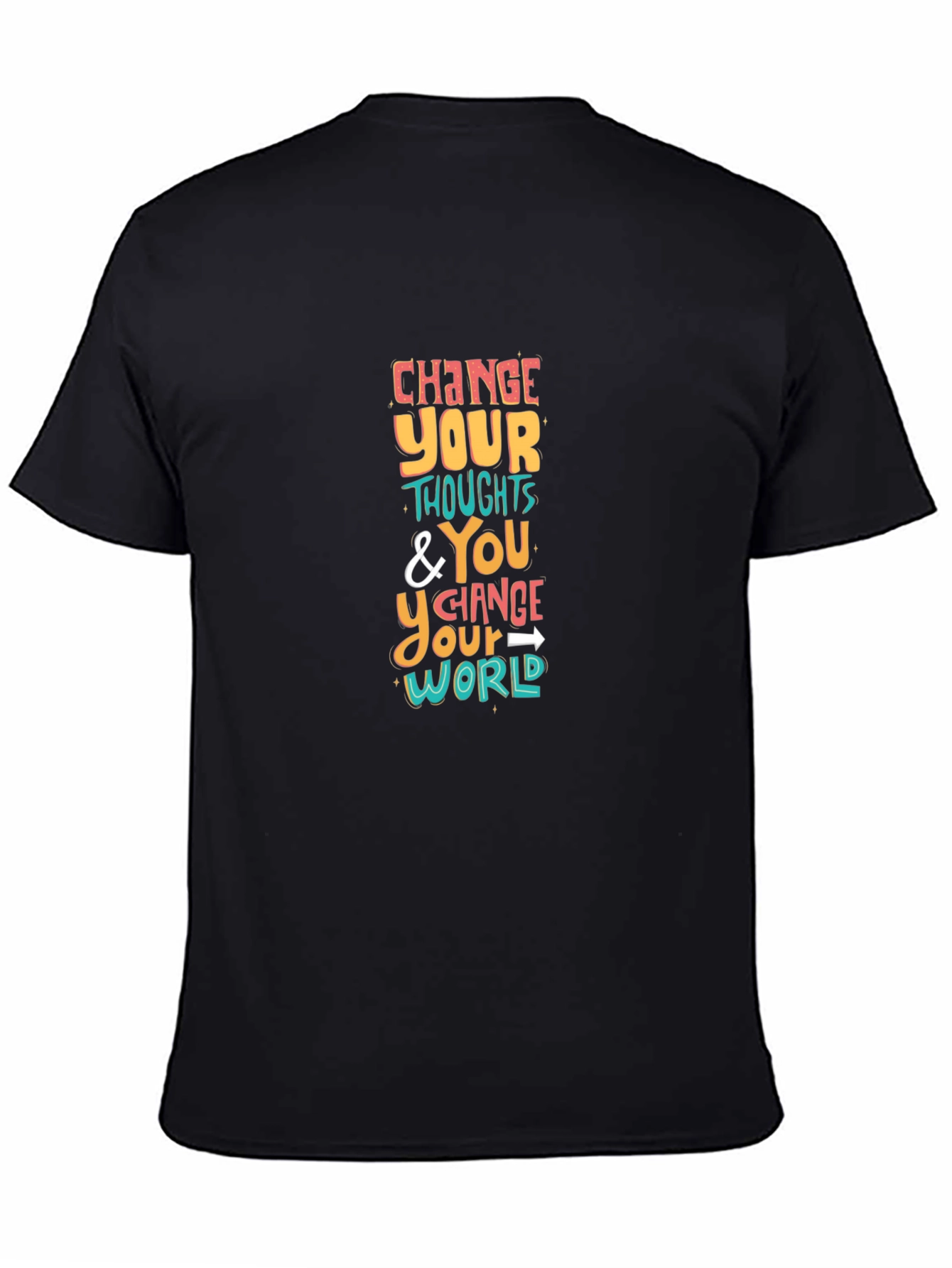 Inspirational Graphic Tee - Change Your Thoughts