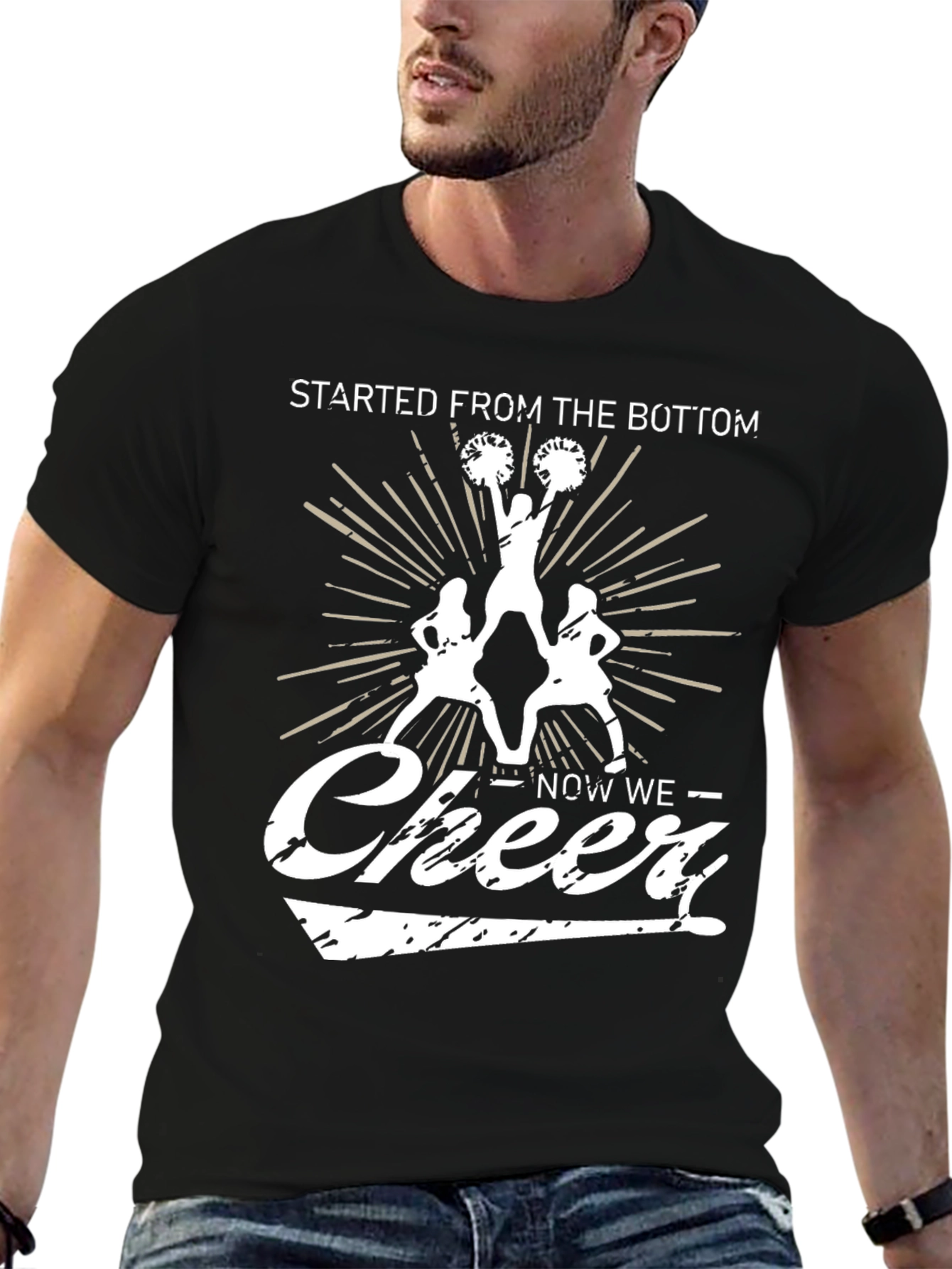 Cheer Squad Black T-Shirt