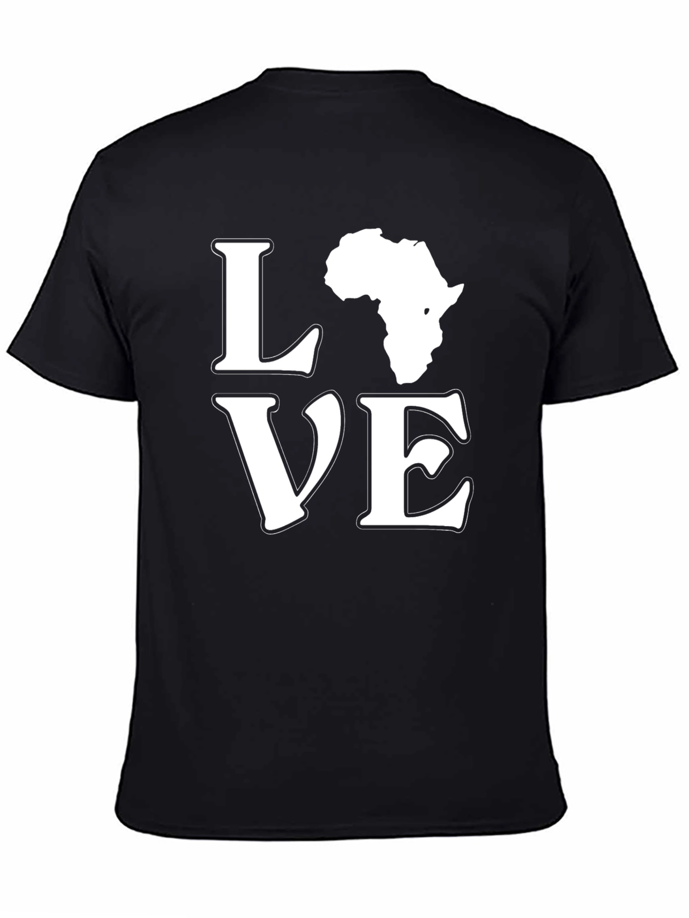 Africa Love Graphic Tee - Black