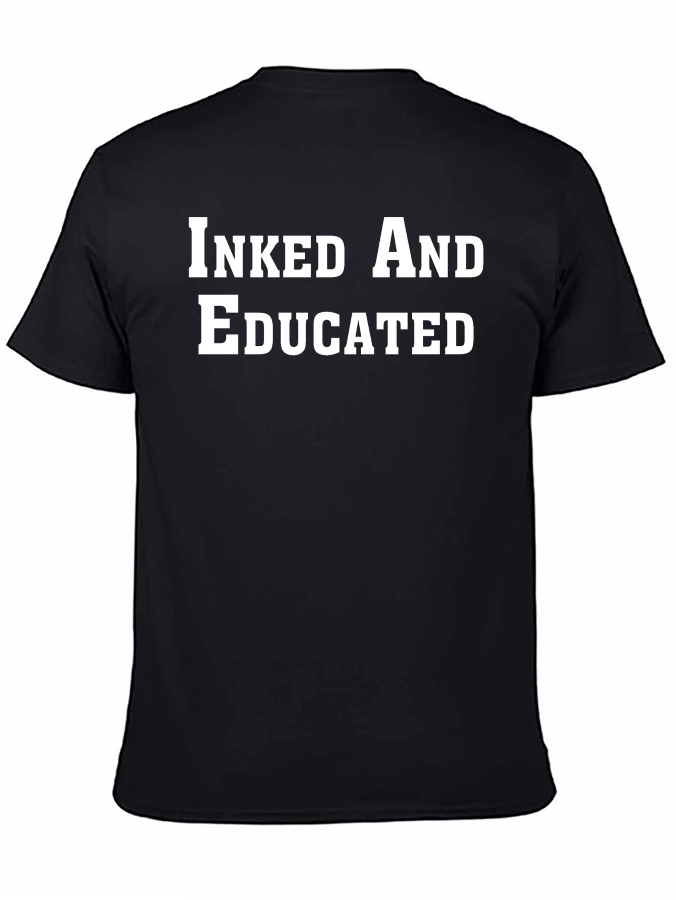 Inked and Educated Graphic T-Shirt - Black