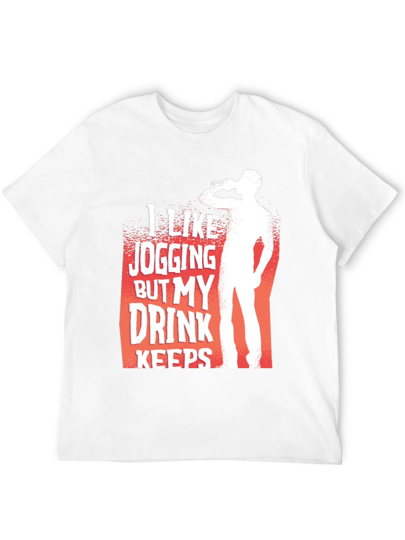 Jogging Drink T-Shirt - Funny Fitness Apparel