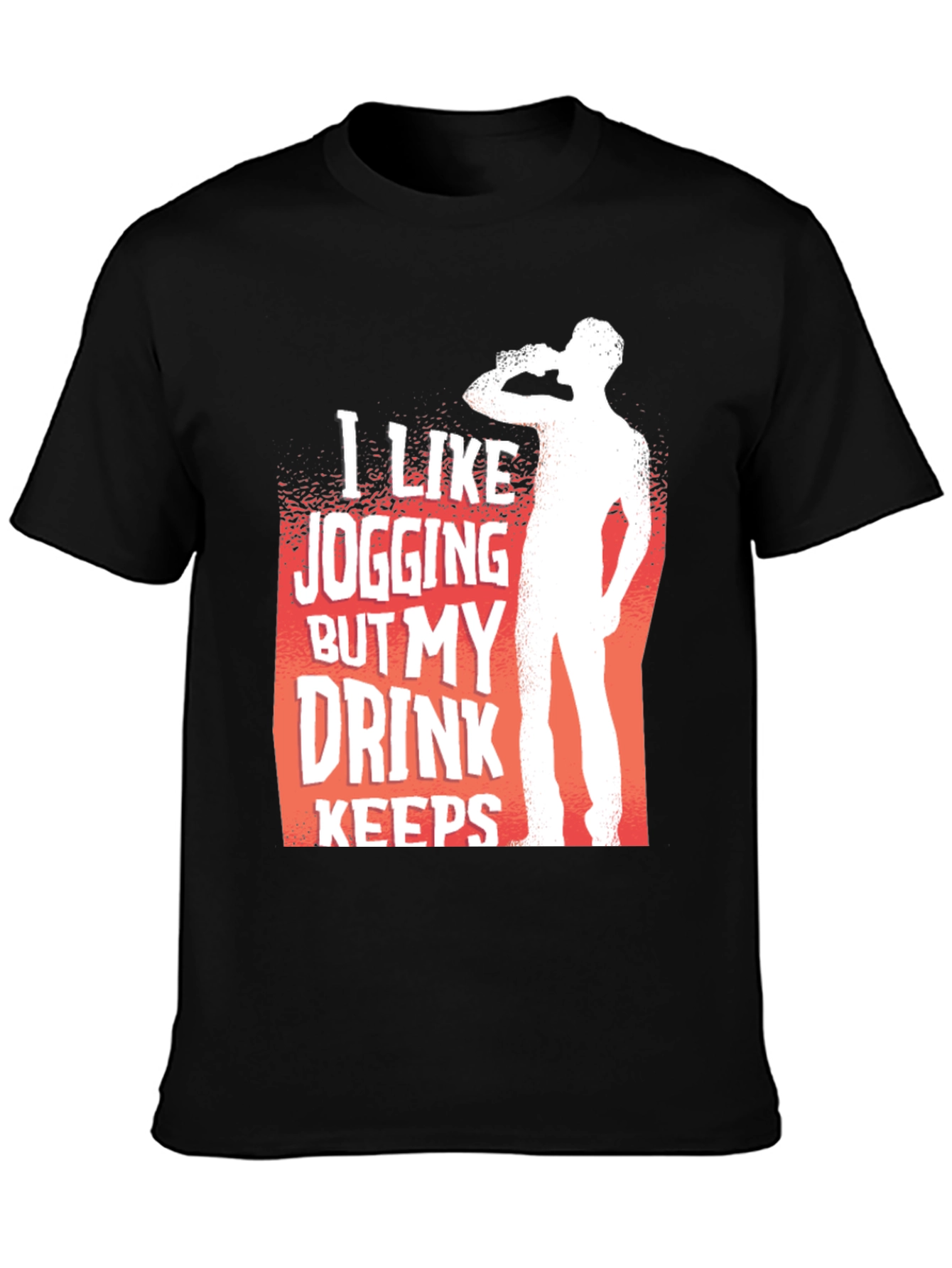 Jogging Drink T-Shirt - Funny Fitness Apparel