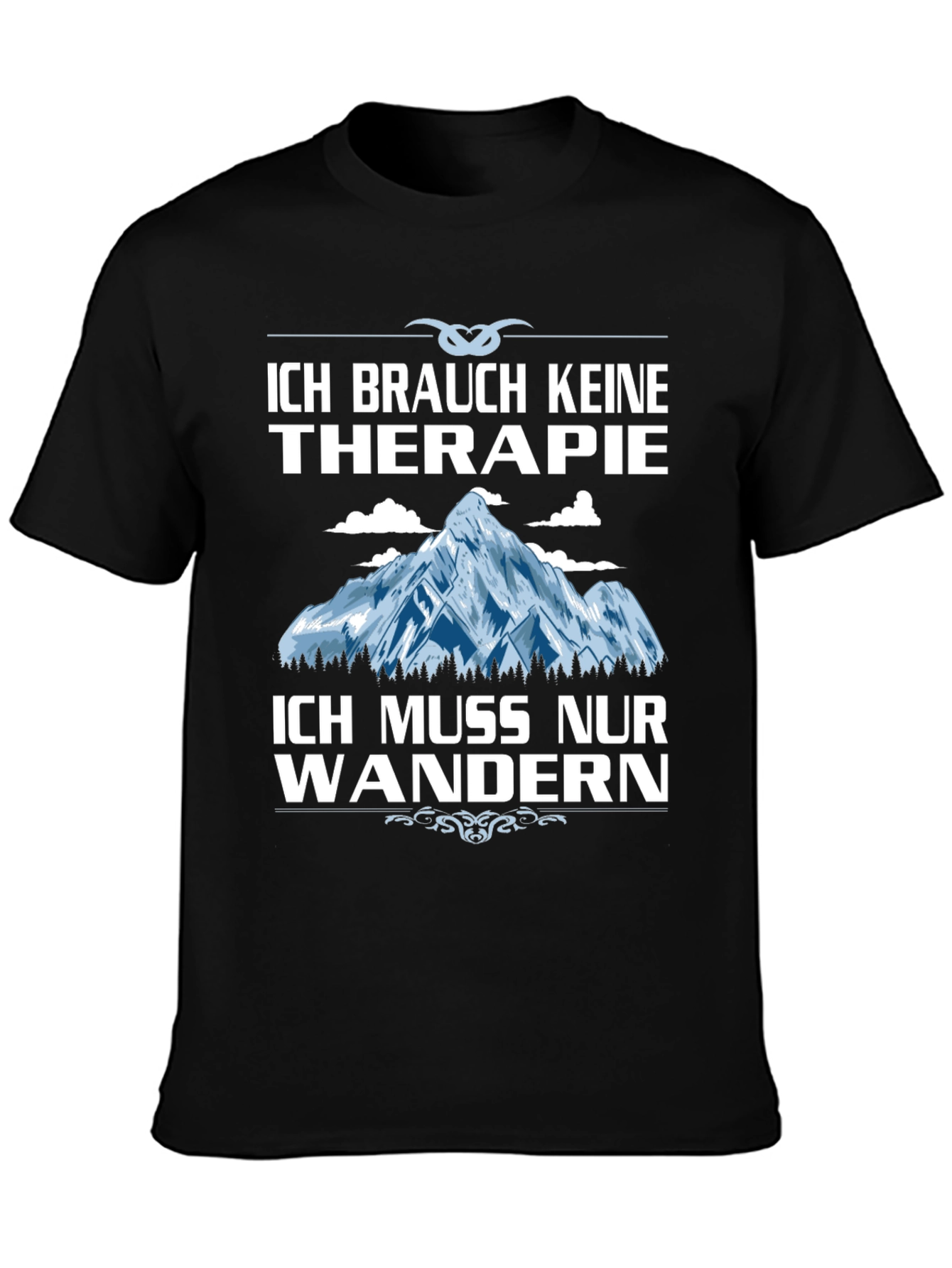 Hiking Therapy T-Shirt: Wanderlust Apparel for Mountain Lovers