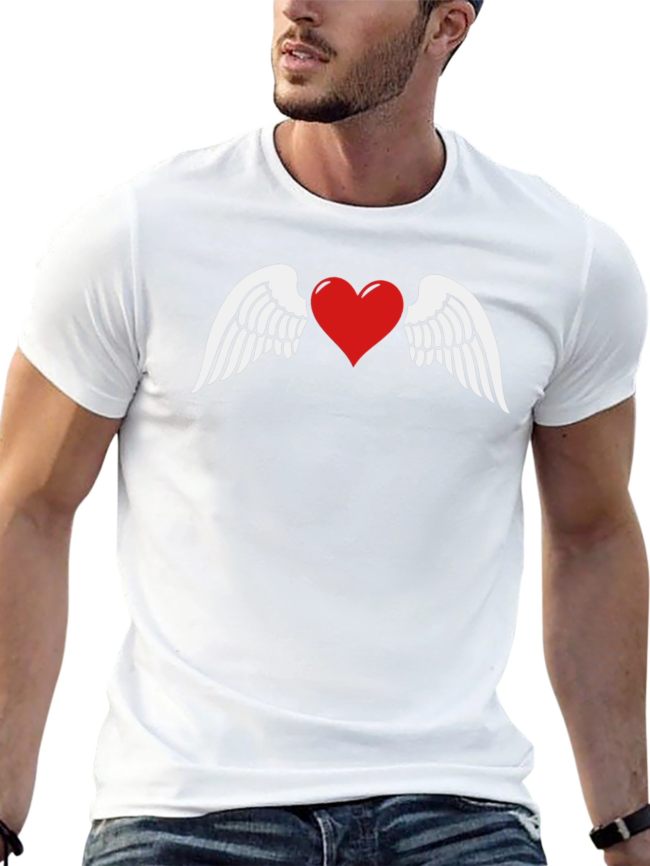 Heart with Wings Graphic Tee