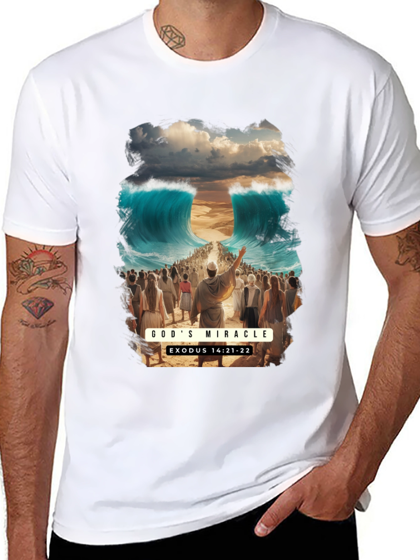 Gods Miracle Exodus T-Shirt