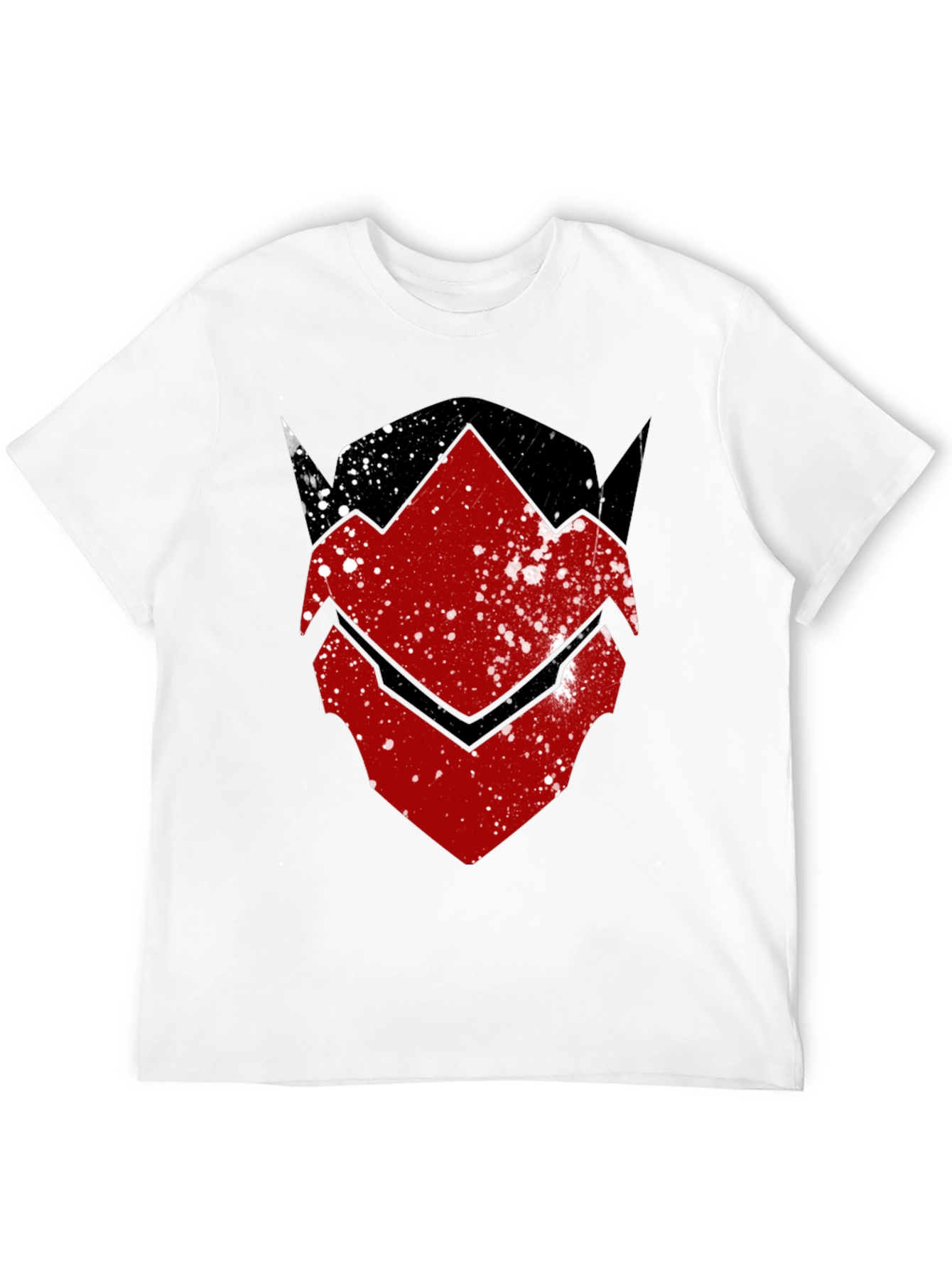 Red Hood Inspired Distressed Graphic Tee - Black