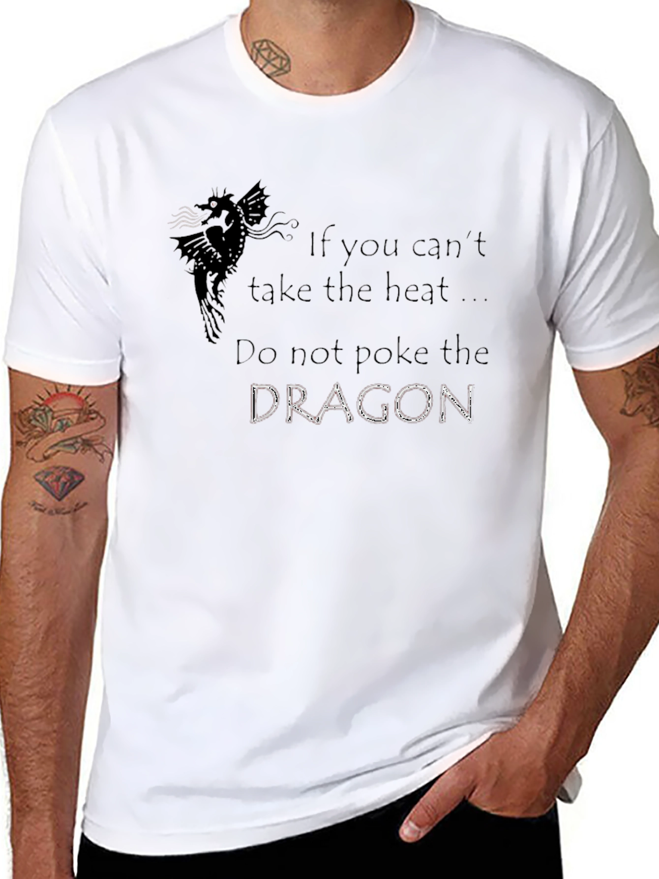 Do Not Poke the Dragon Graphic Tee