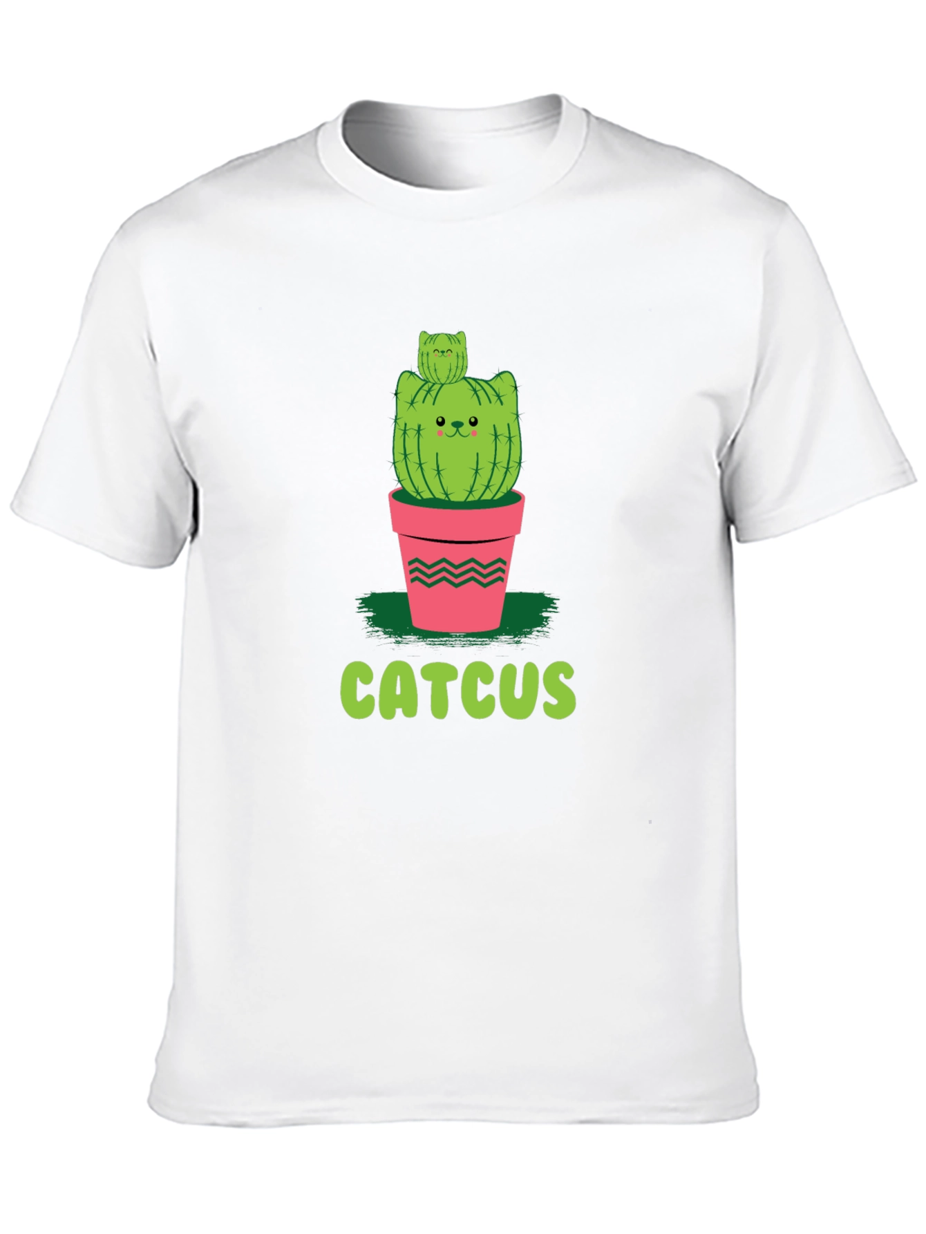 Funny Catcus T-Shirt - Unique Cat Cactus Graphic Tee