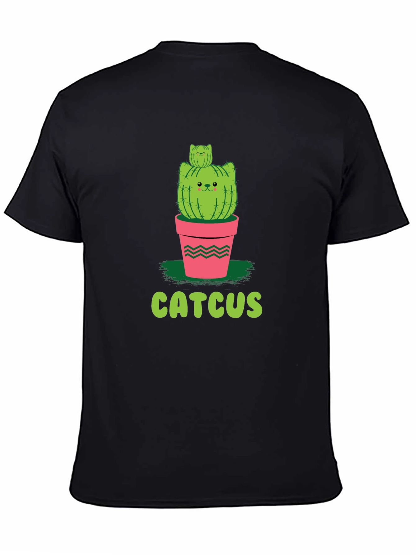 Funny Catcus T-Shirt - Unique Cat Cactus Graphic Tee