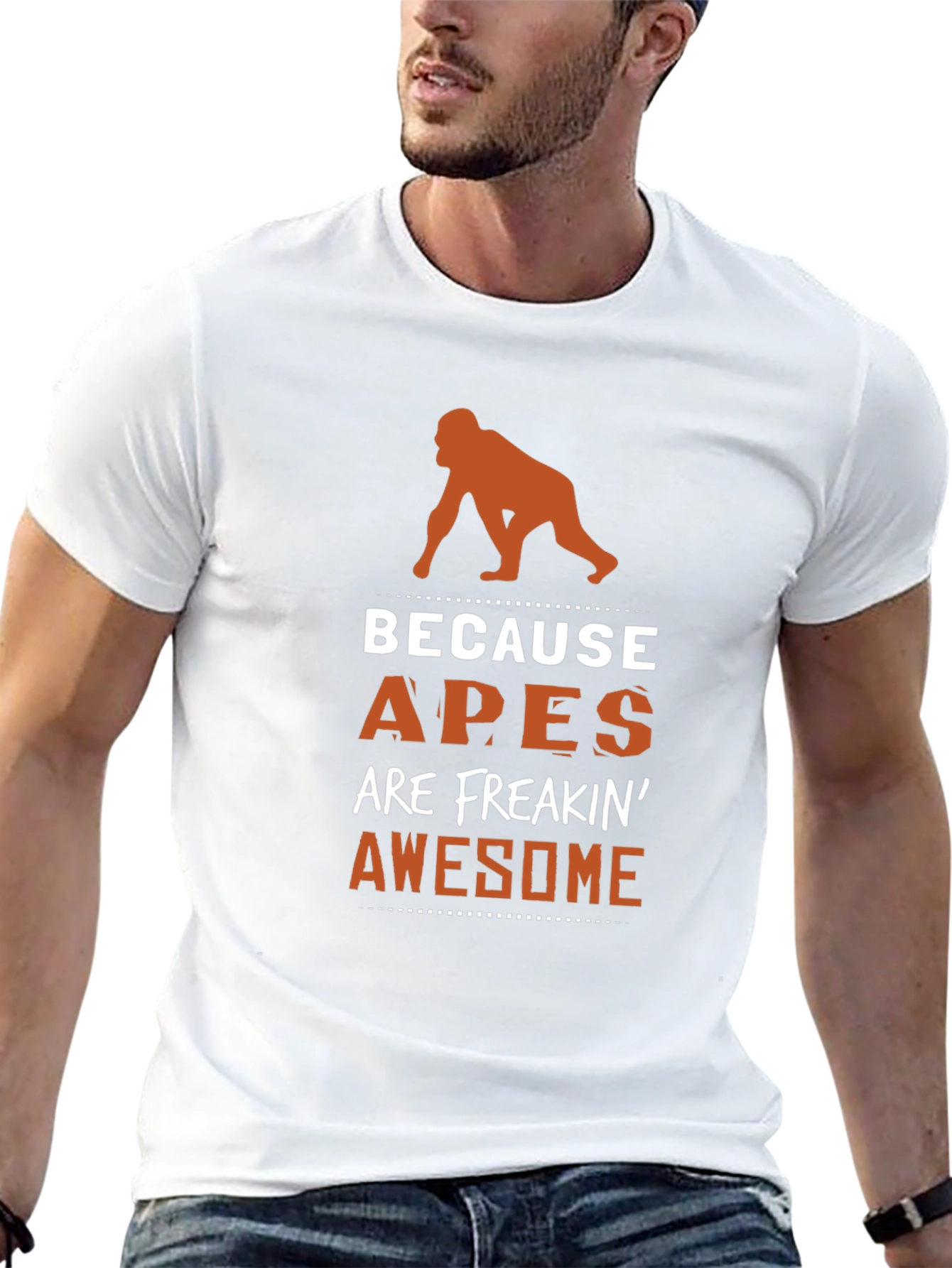 Apes Are Freakin Awesome Graphic Tee