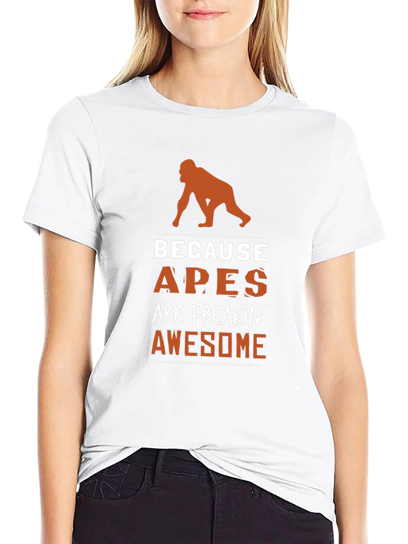 Apes Are Freakin Awesome Graphic Tee