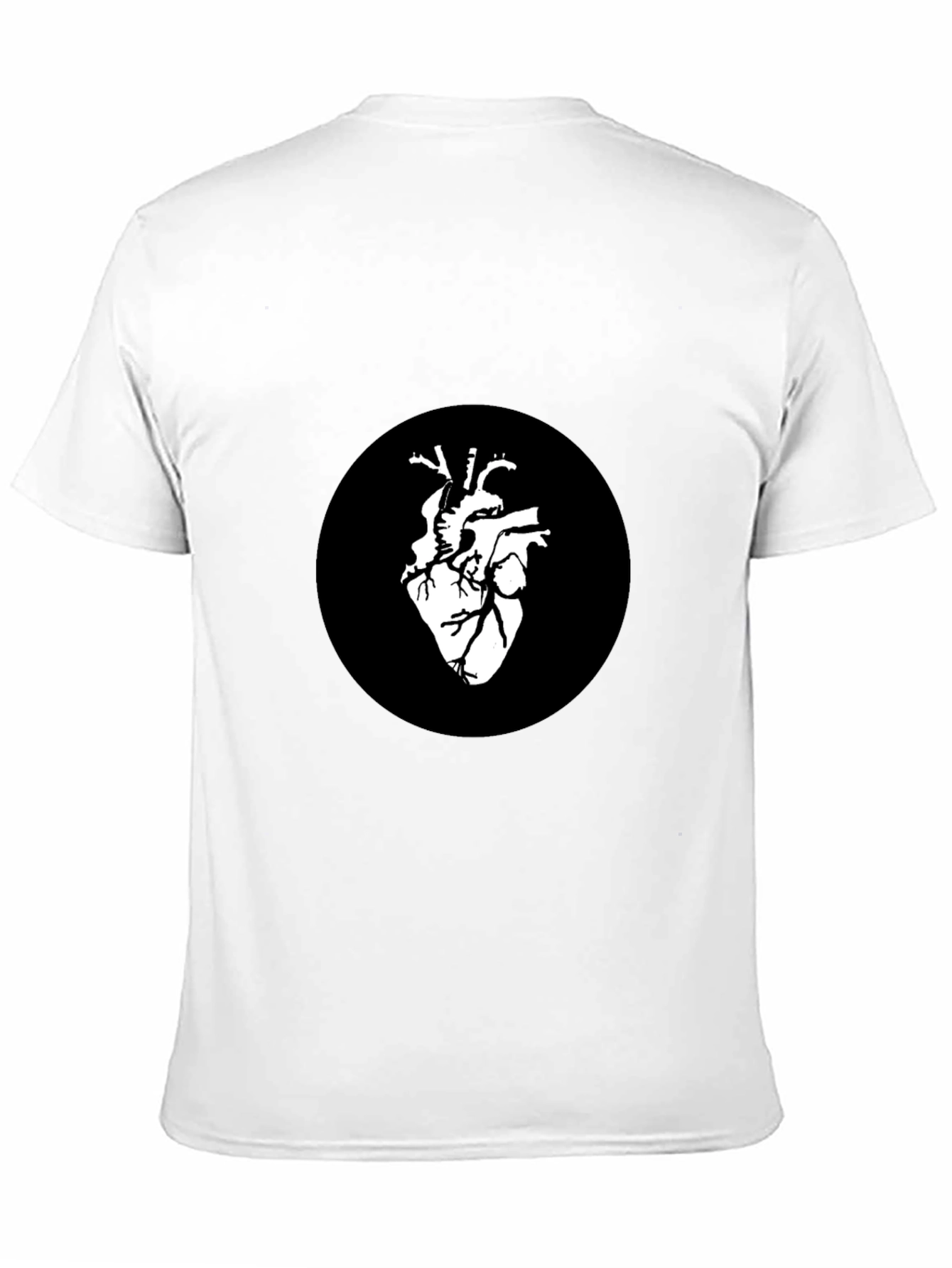 Anatomical Heart Graphic Black T-Shirt