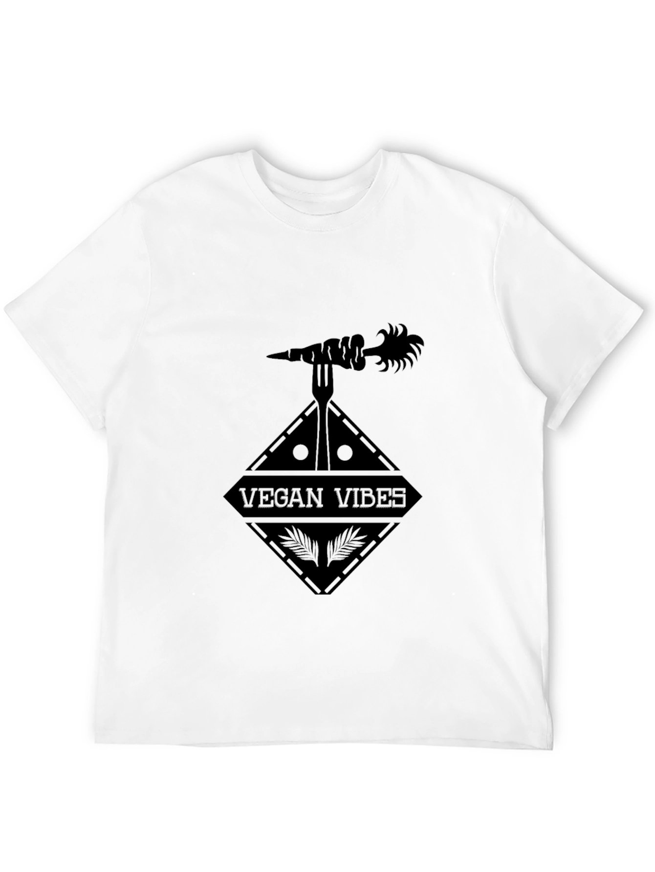 Vegan Vibes Black T-Shirt