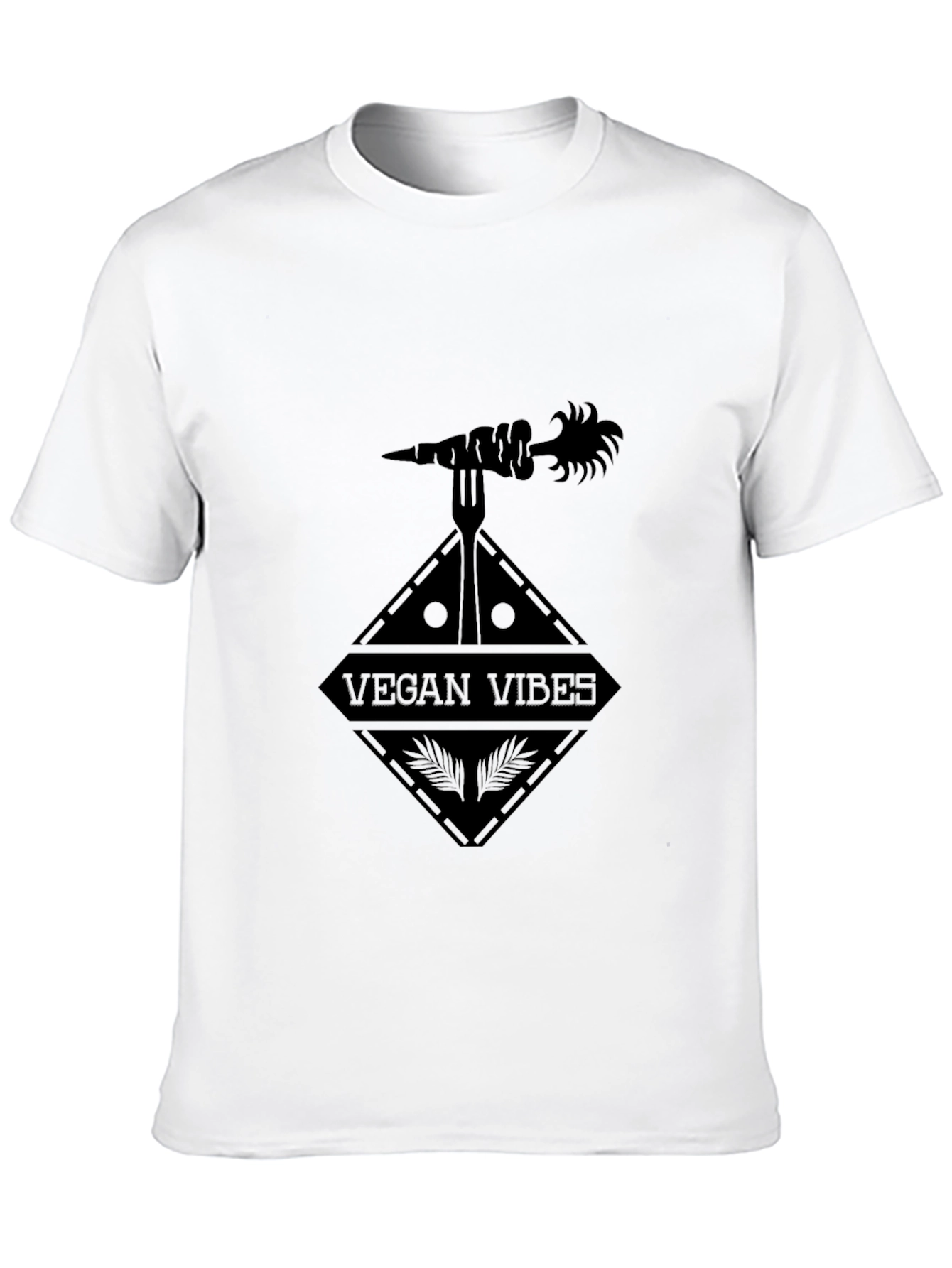 Vegan Vibes Black T-Shirt