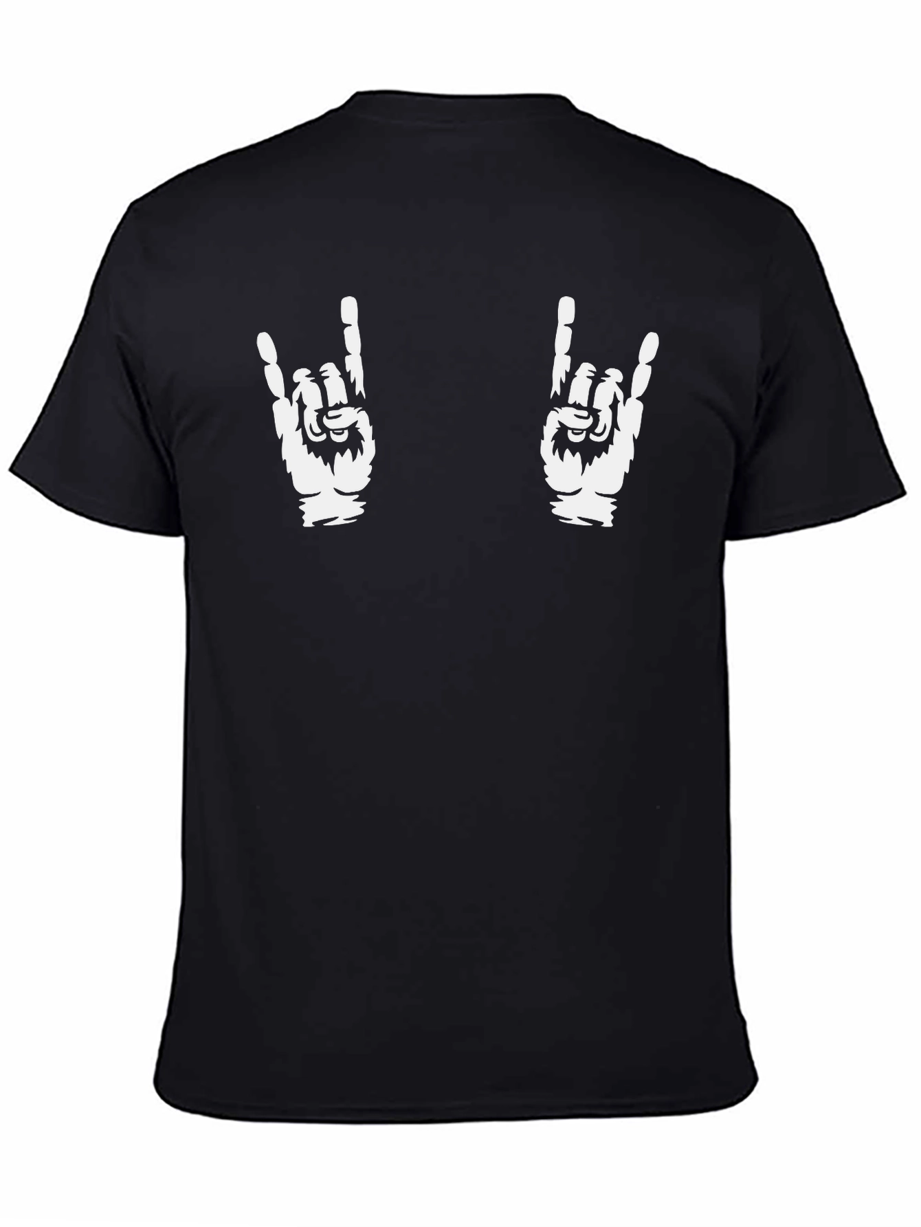 Rock On Hand Gesture Graphic Tee