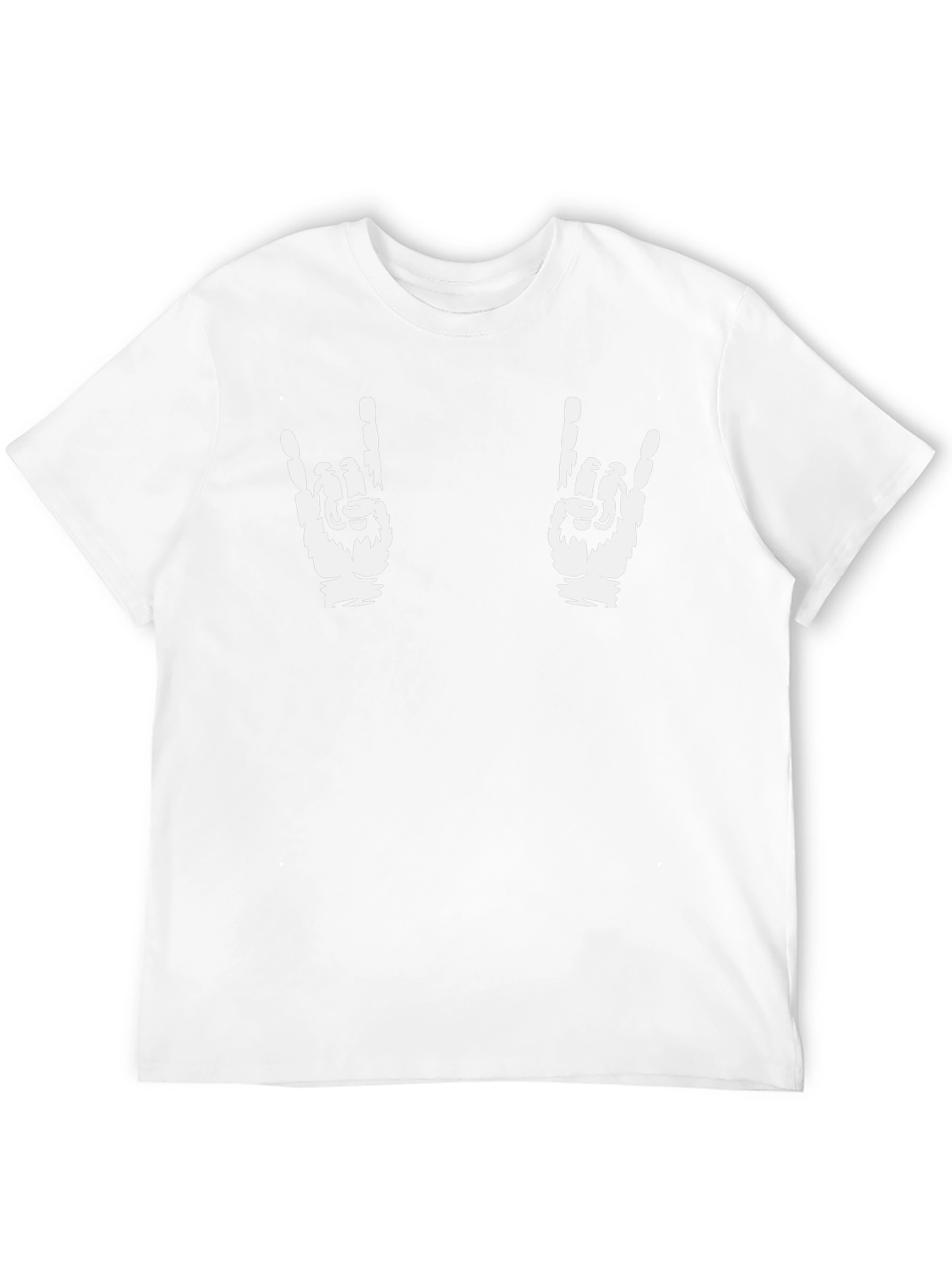 Rock On Hand Gesture Graphic Tee