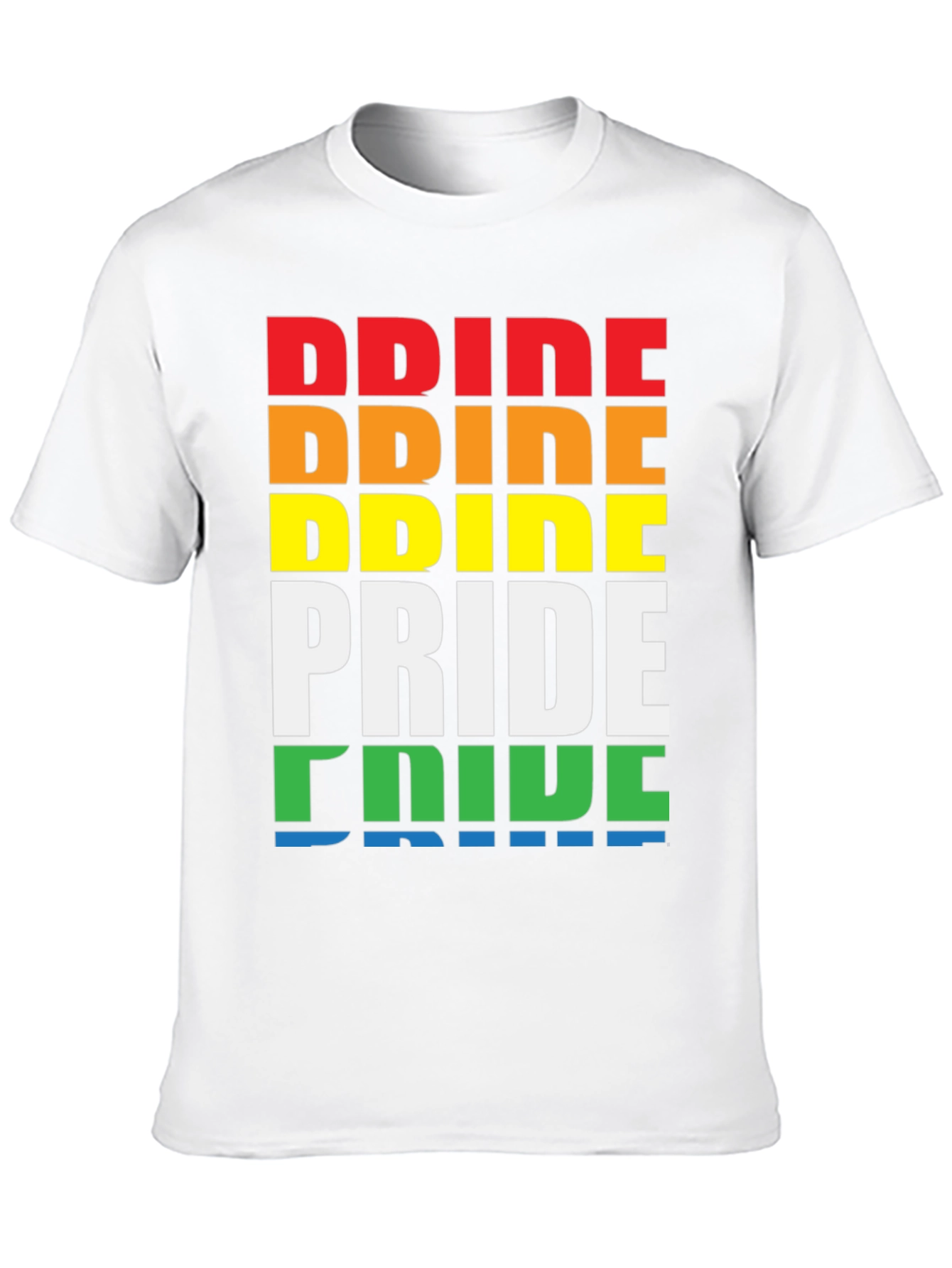 Pride Rainbow T-Shirt LGBT Gay Pride Month Tee