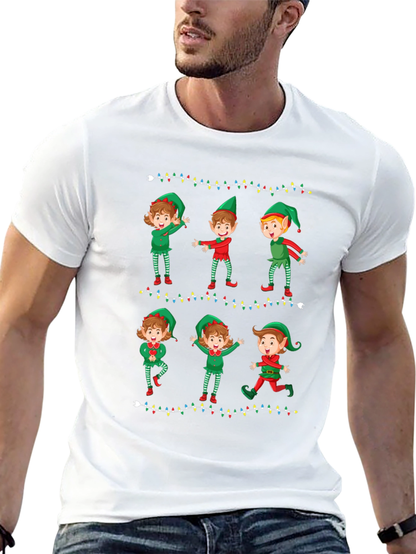 Festive Christmas Elf T-Shirt