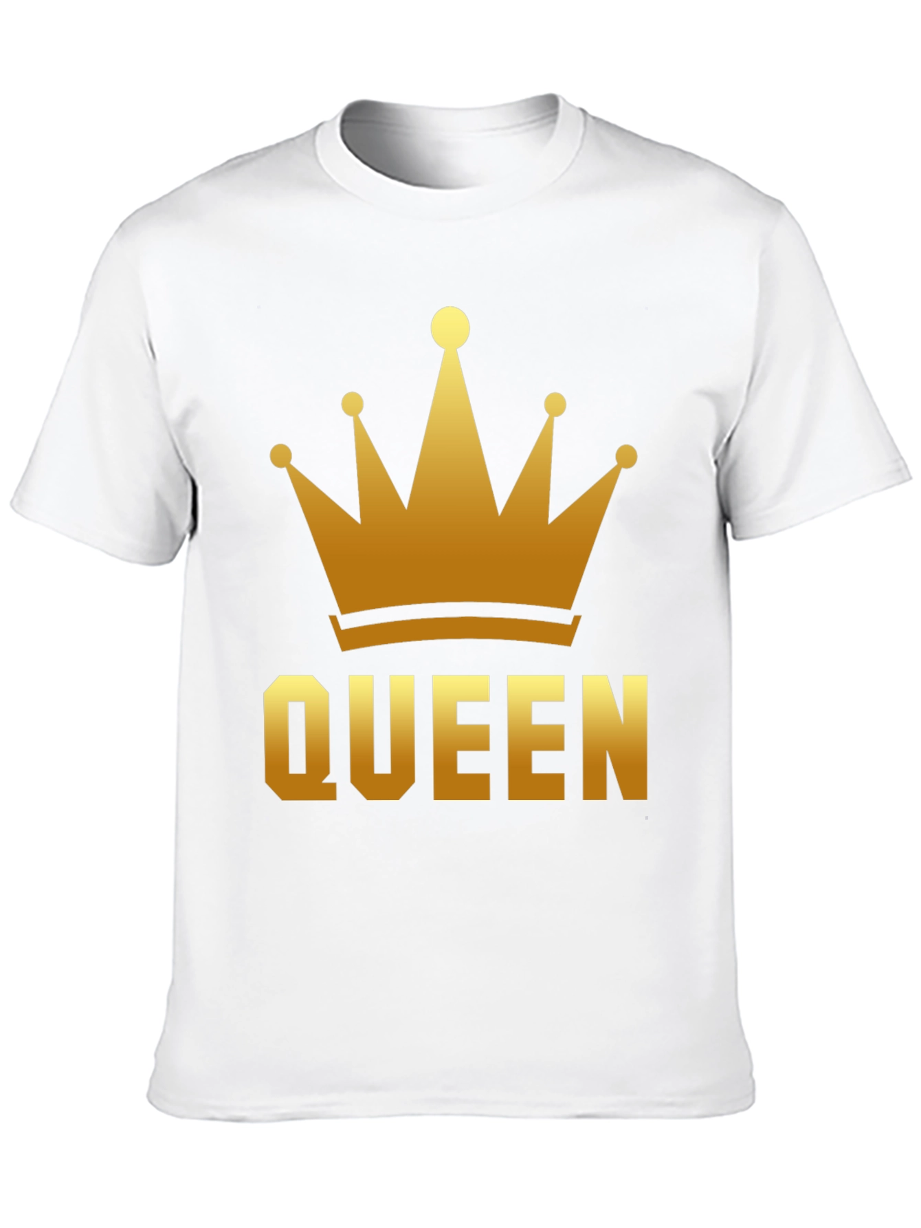 Queen Crown Graphic Tee - Black