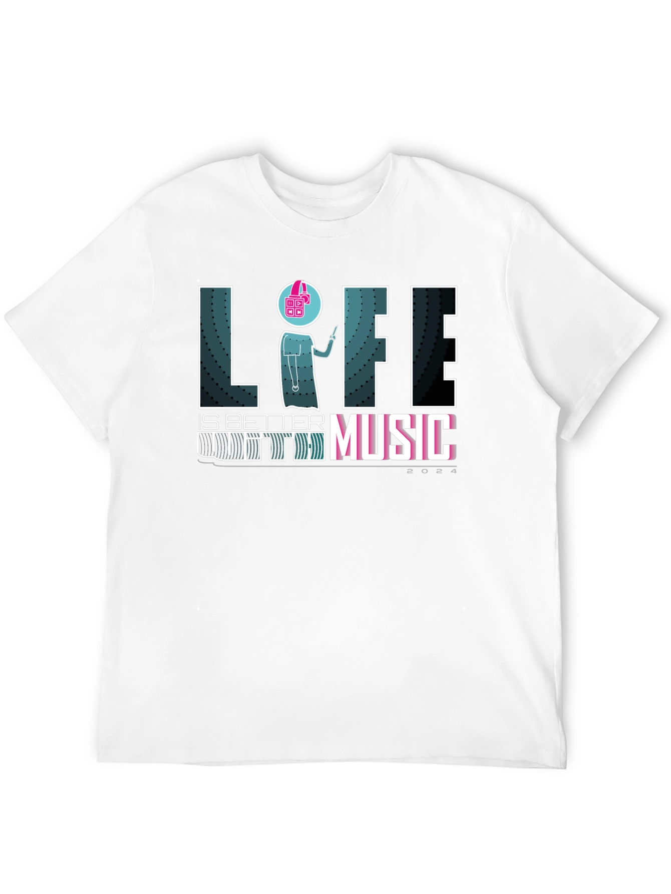Life is Better With Music Graphic T-Shirt