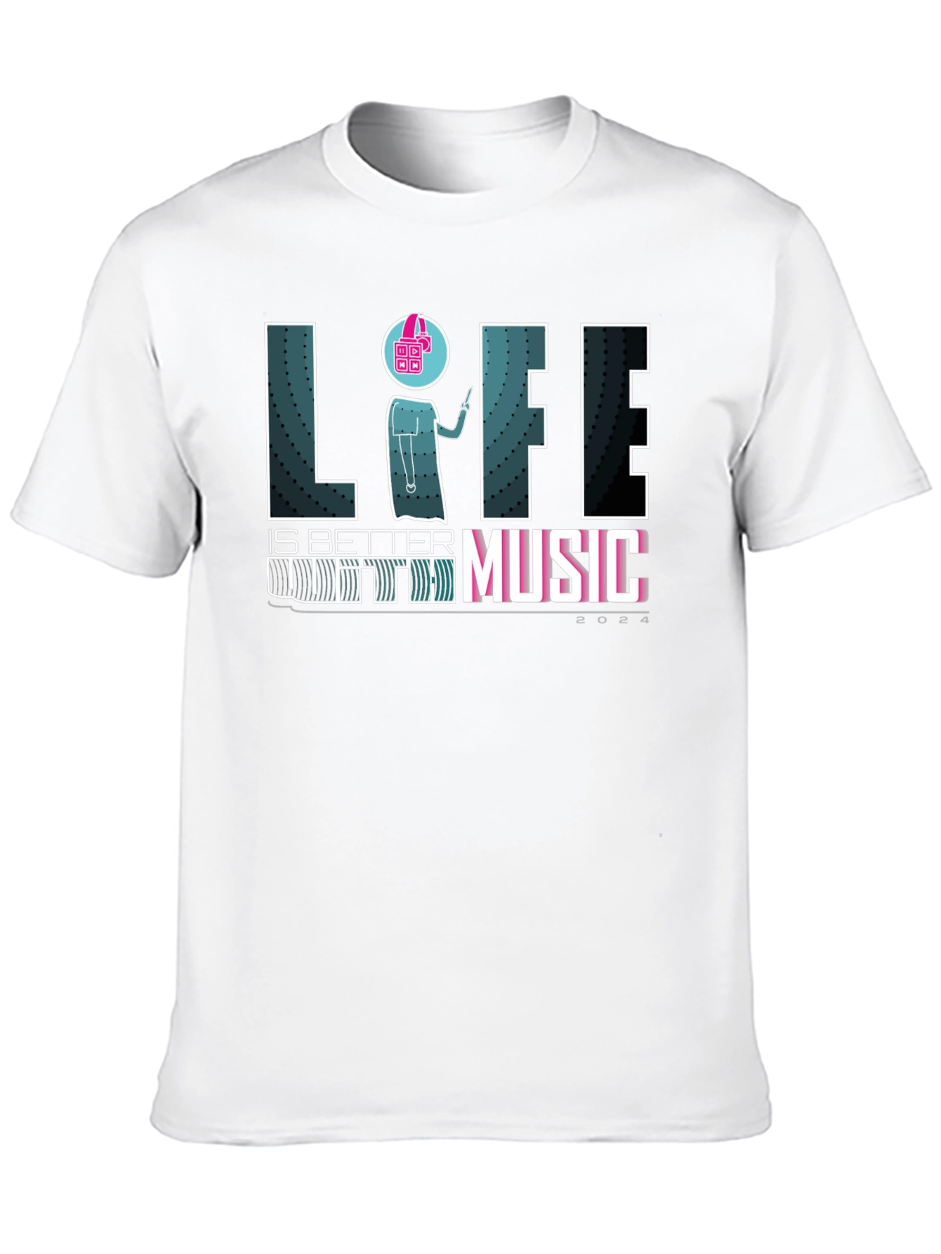 Life is Better With Music Graphic T-Shirt