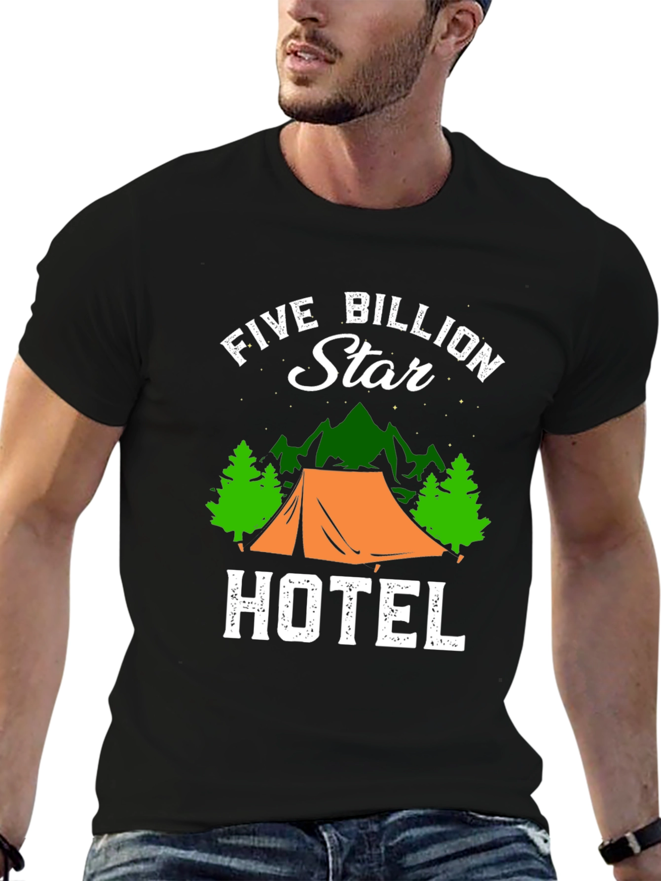 Five Billion Star Hotel T-Shirt Camping Tee