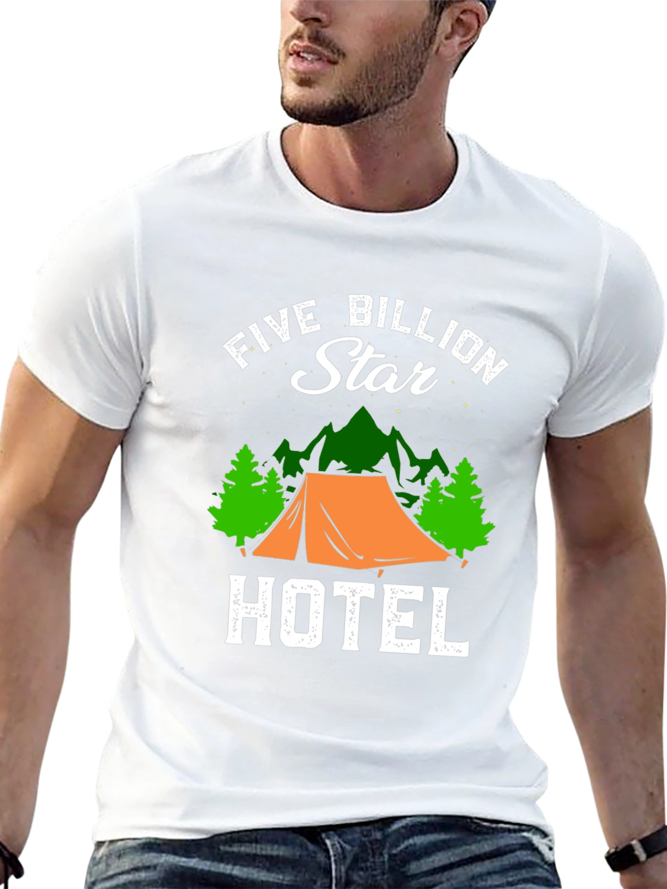 Five Billion Star Hotel T-Shirt Camping Tee