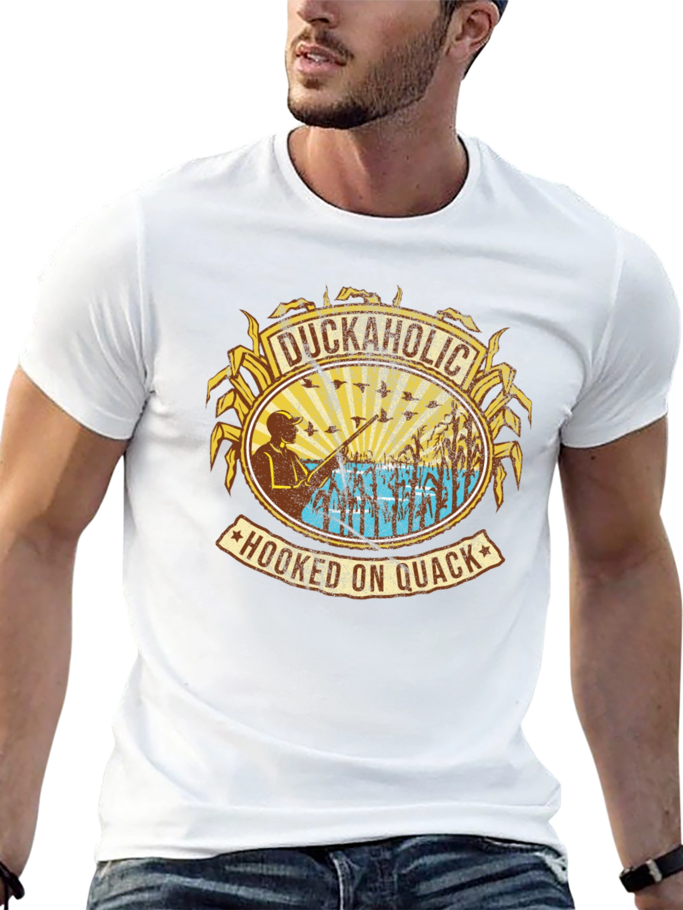 Duckaholic Hooked On Quack Graphic Tee